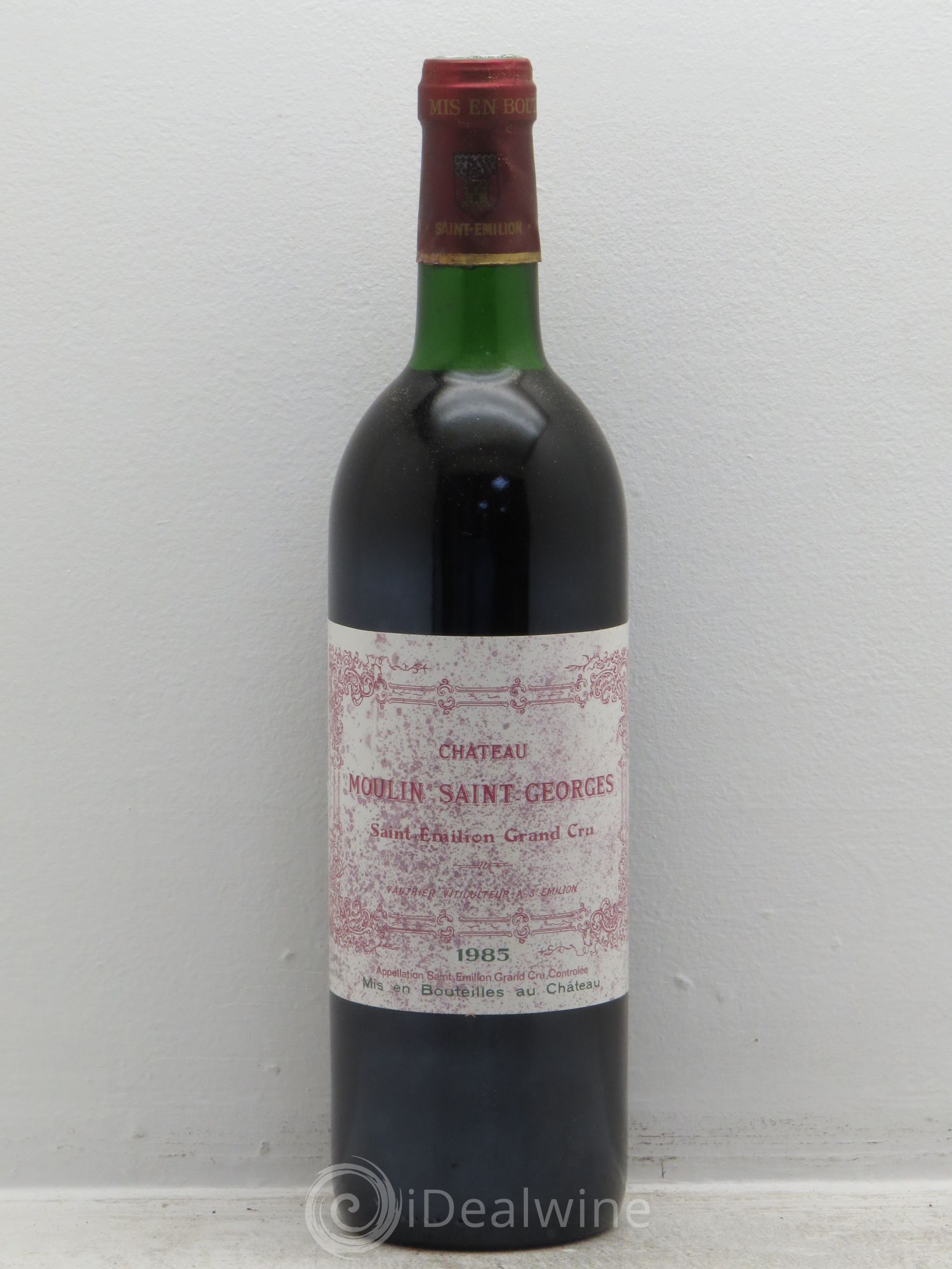 Château Moulin Saint Georges 1985 - Lot de 12 bouteilles - 0