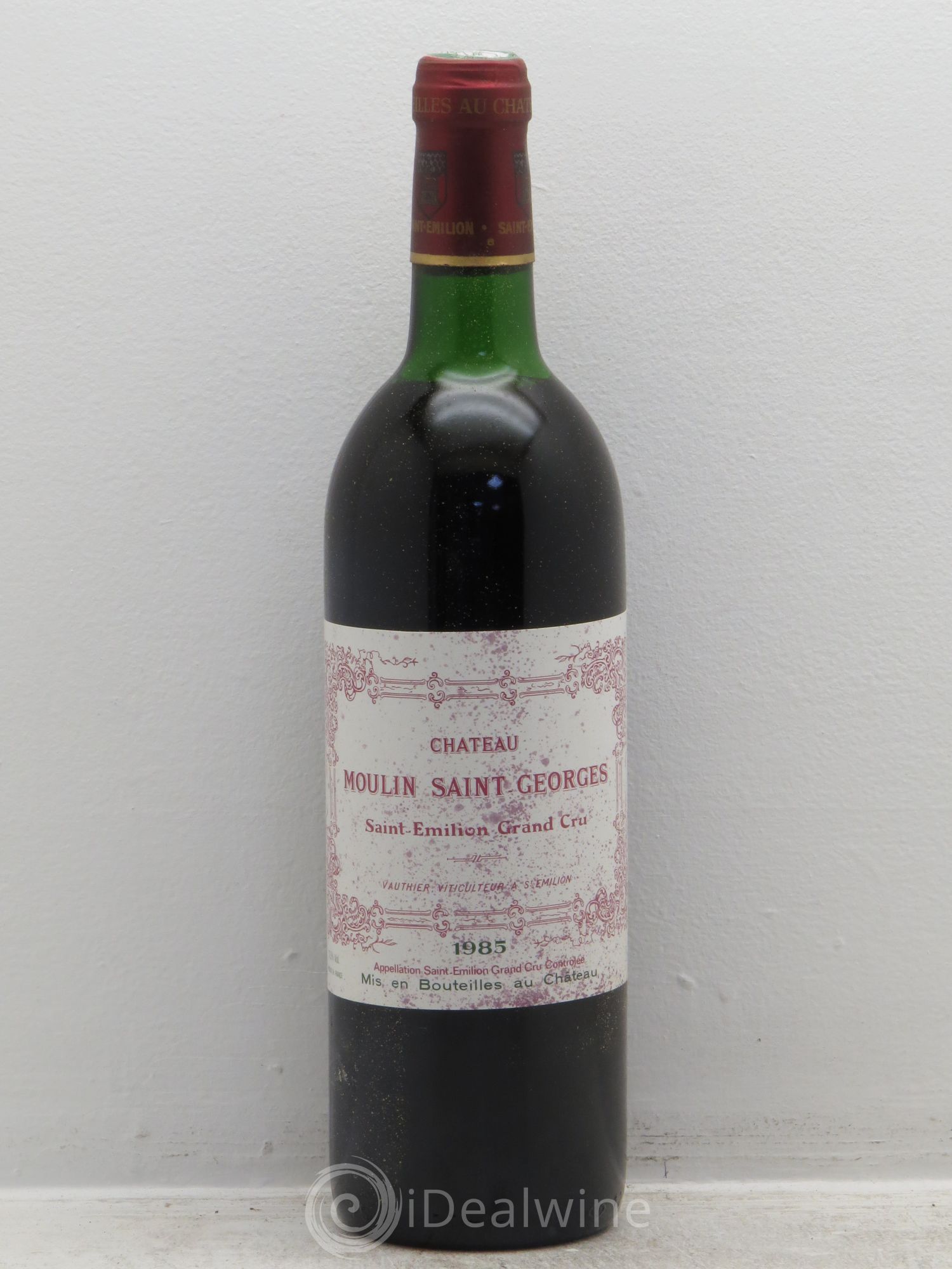 Château Moulin Saint Georges 1985 - Lot de 12 bouteilles - 0