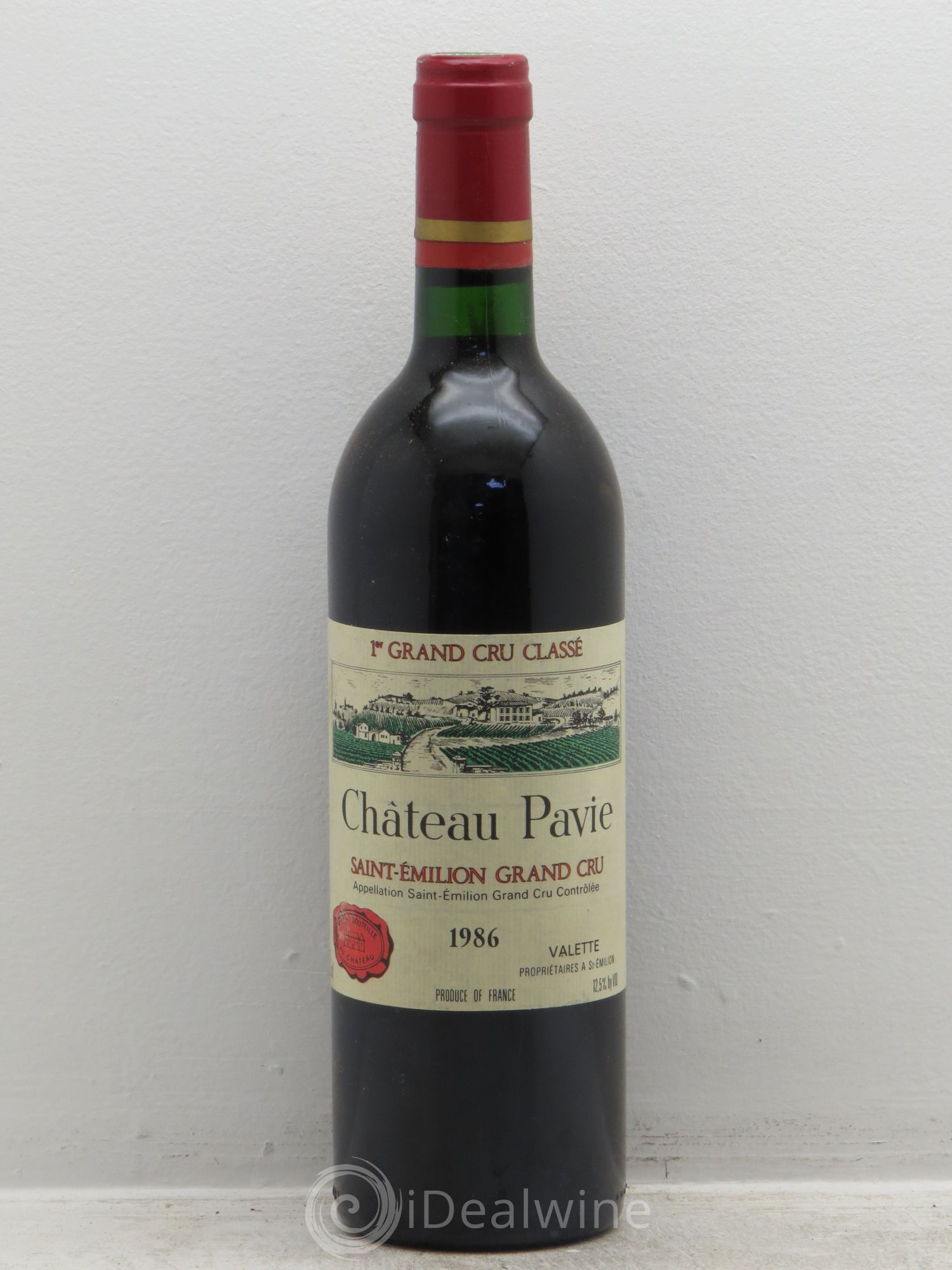 Château Pavie 1er Grand Cru Classé A 1986 - Lot de 1 bouteille - 0
