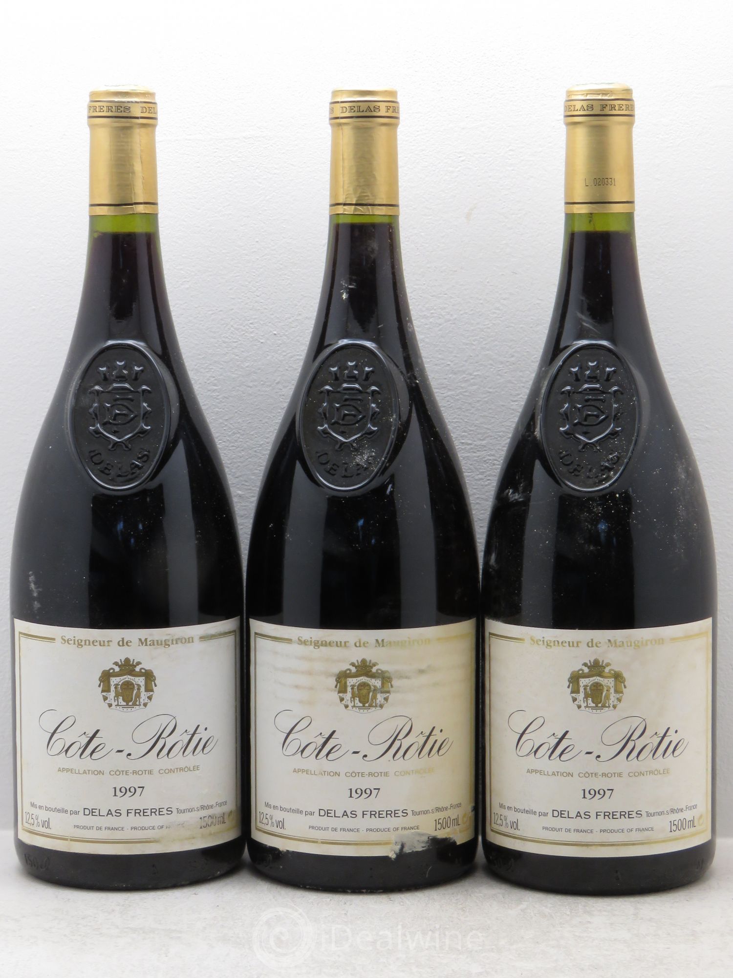 Côte-Rôtie Seigneur de Maugiron Delas Frères 1997 - Lot de 3 magnums - 0
