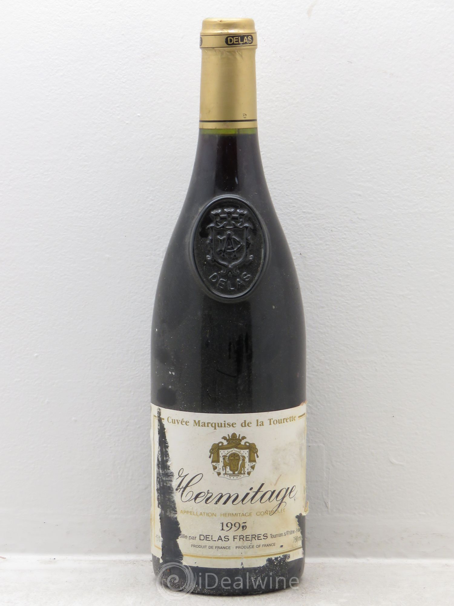 Hermitage Marquise de la Tourette Delas Frères 1995 - Lot de 12 bouteilles - 0