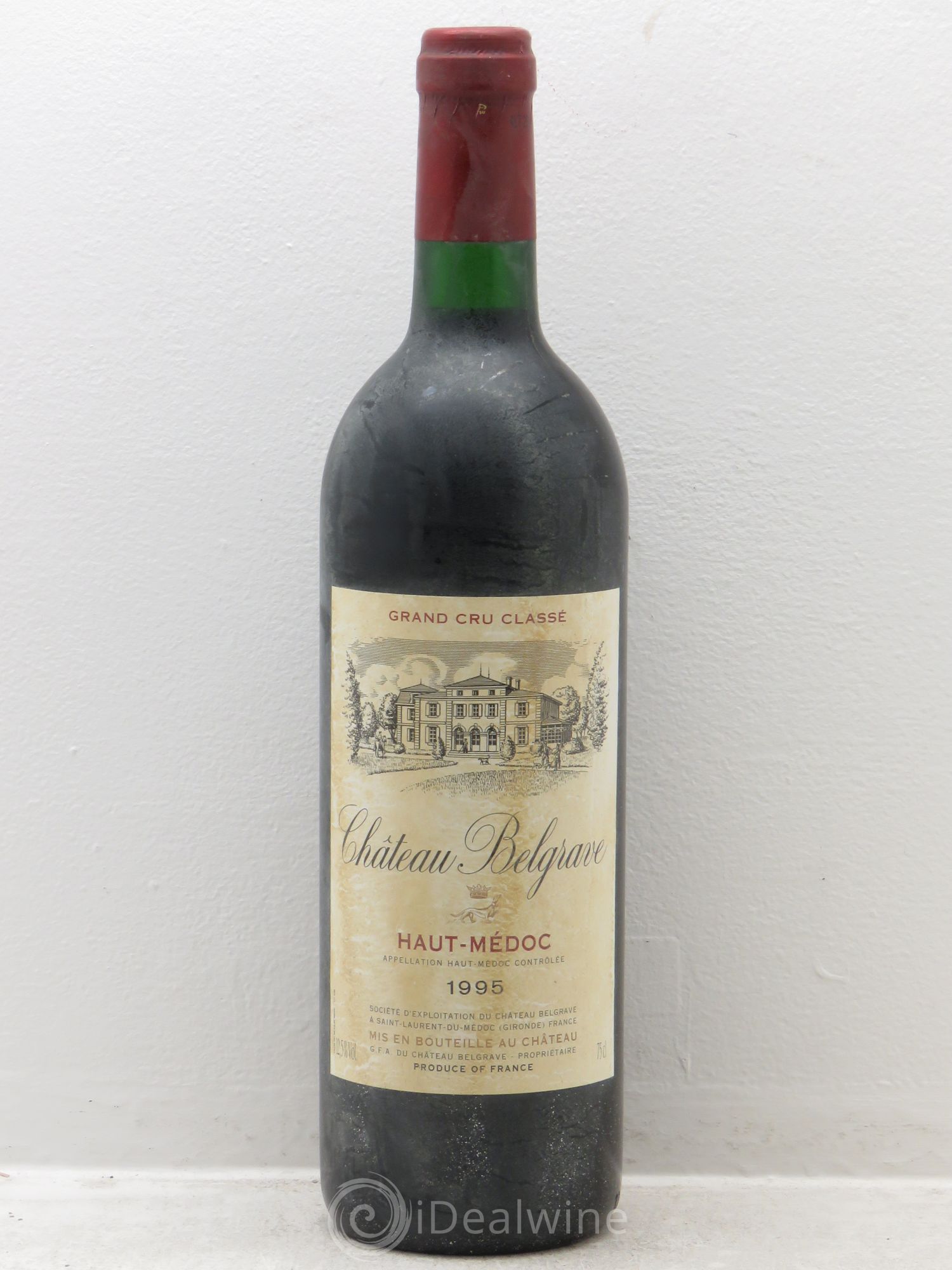 Château Belgrave 5ème Grand Cru Classé 1995 - Lot de 12 bouteilles - 0