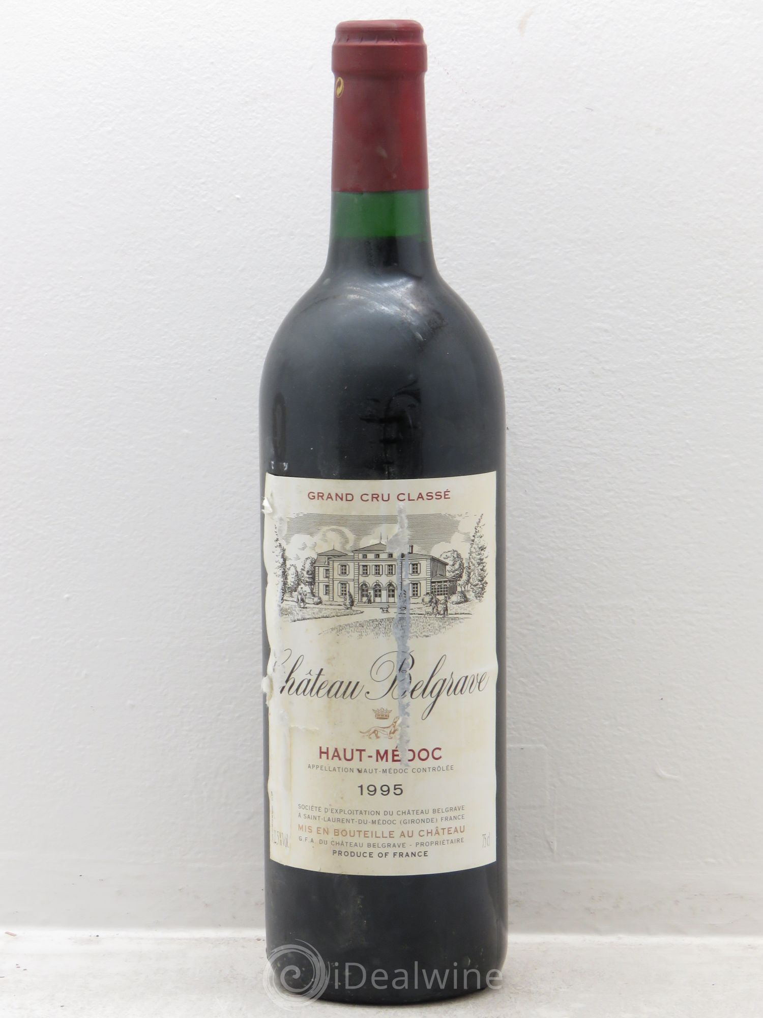 Château Belgrave 5ème Grand Cru Classé 1995 - Lot de 12 bouteilles - 0