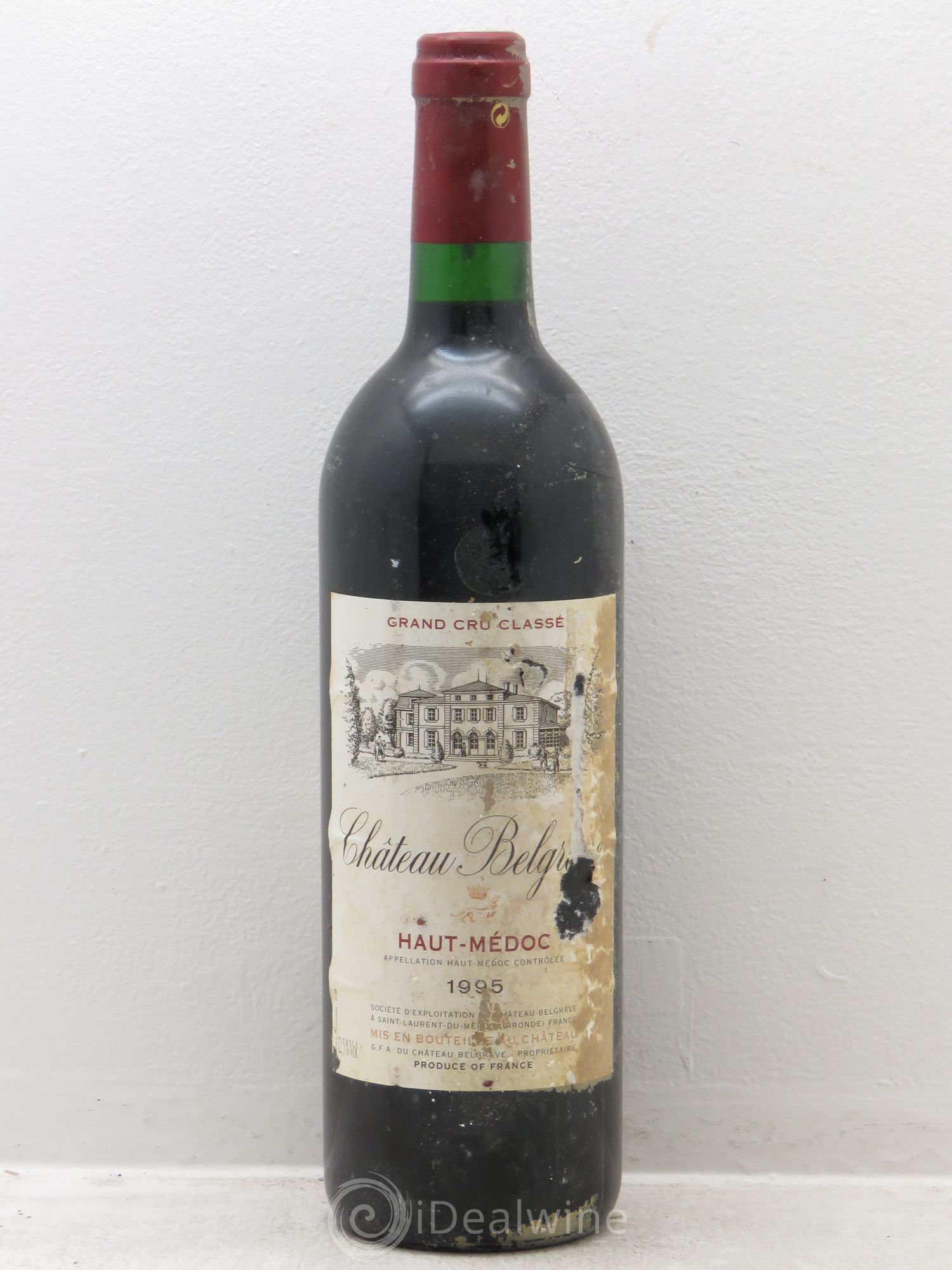 Château Belgrave 5ème Grand Cru Classé 1995 - Lot de 12 bouteilles - 0