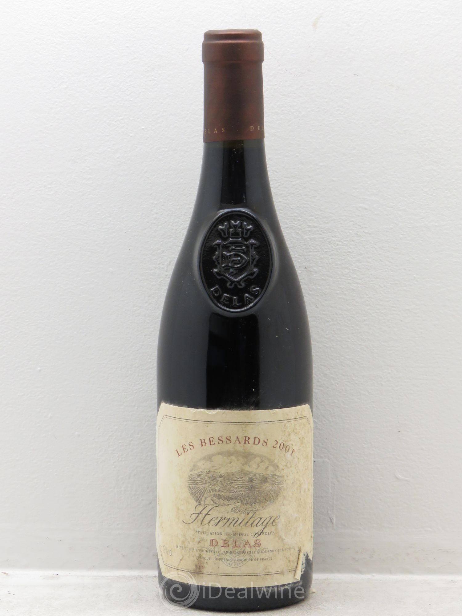 Hermitage Les Bessards Delas Frères 2001 - Lot de 12 bouteilles - 0