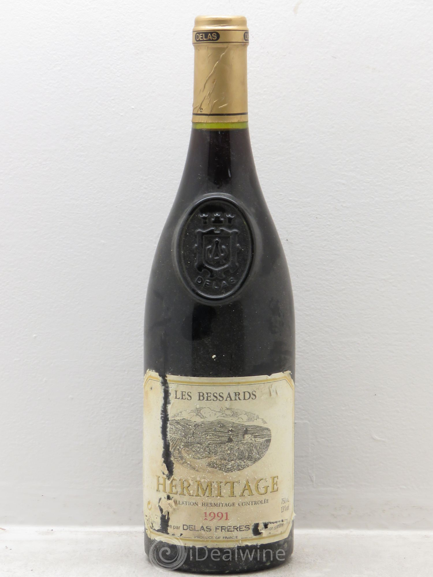 Hermitage Les Bessards Delas Frères 1991 - Lot de 6 bouteilles - 0