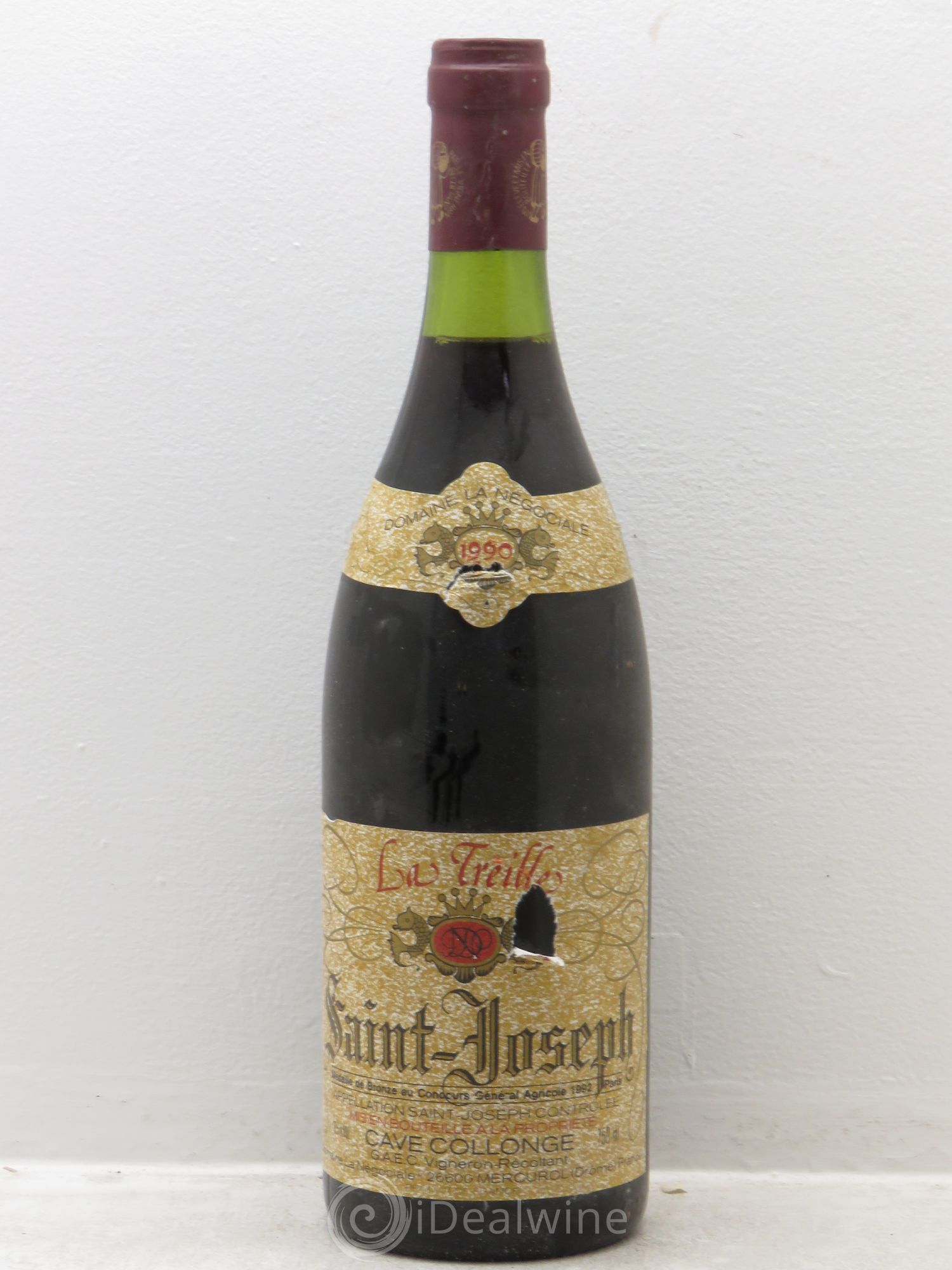 Saint-Joseph La treille Cave Collonse 1990 - Posten von 6 Flaschen - 0
