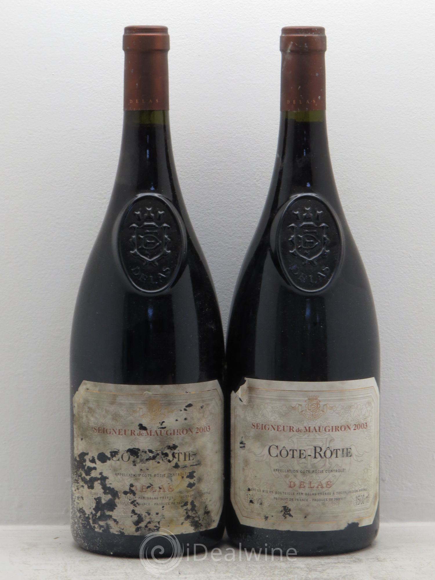 Côte-Rôtie Seigneur de Maugiron Delas Frères 2003 - Lot de 2 magnums - 0