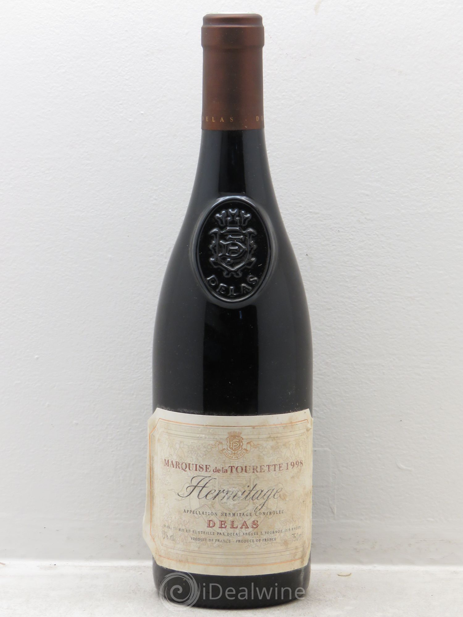 Hermitage Marquise de la Tourette Delas Frères 1998 - Lot de 6 bouteilles - 0