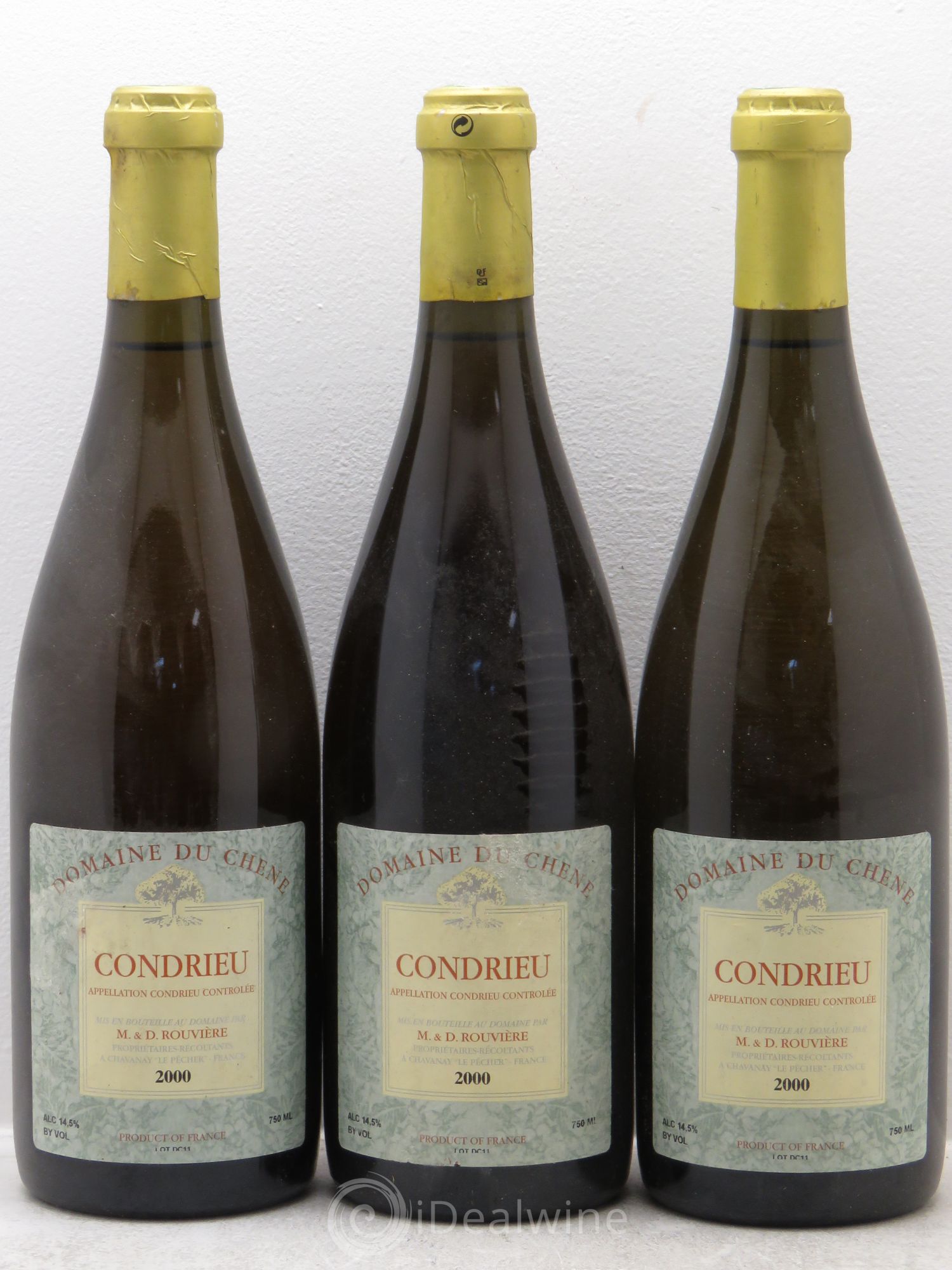 Condrieu Domaine du chene 2000 - Posten von 3 Flaschen - 0