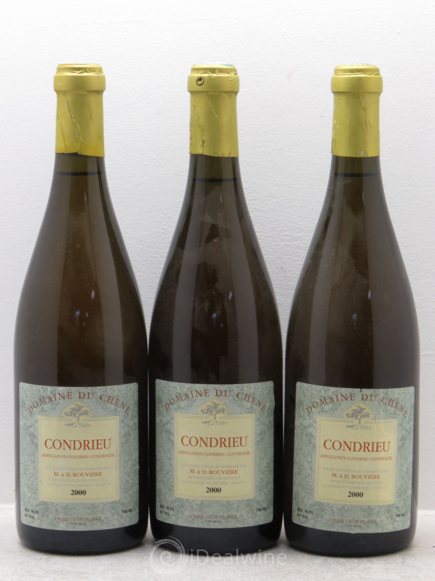 Condrieu Domaine du chene 2000 - Posten von 3 Flaschen - 0