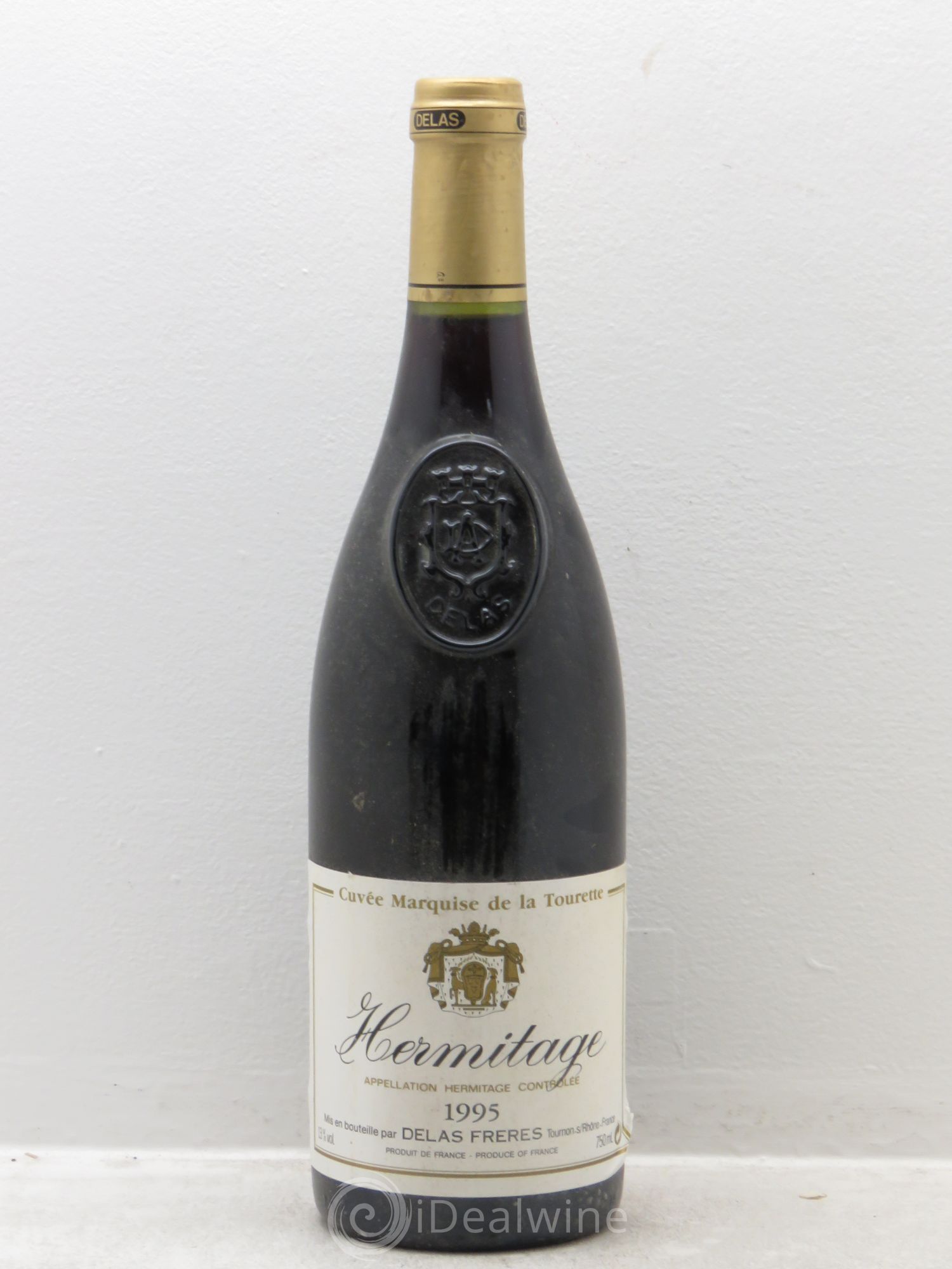 Hermitage Marquise de la Tourette Delas Frères 1995 - Lot de 1 bouteille - 0