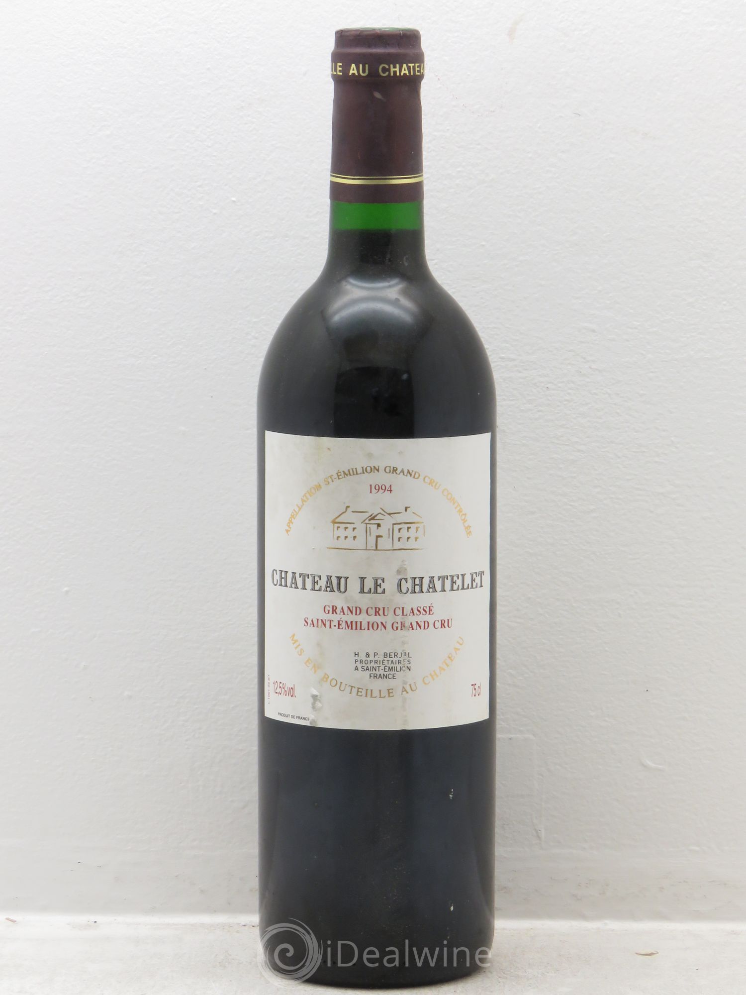 Saint-Émilion le chatelet 1994 - Posten von 1 Flasche - 0