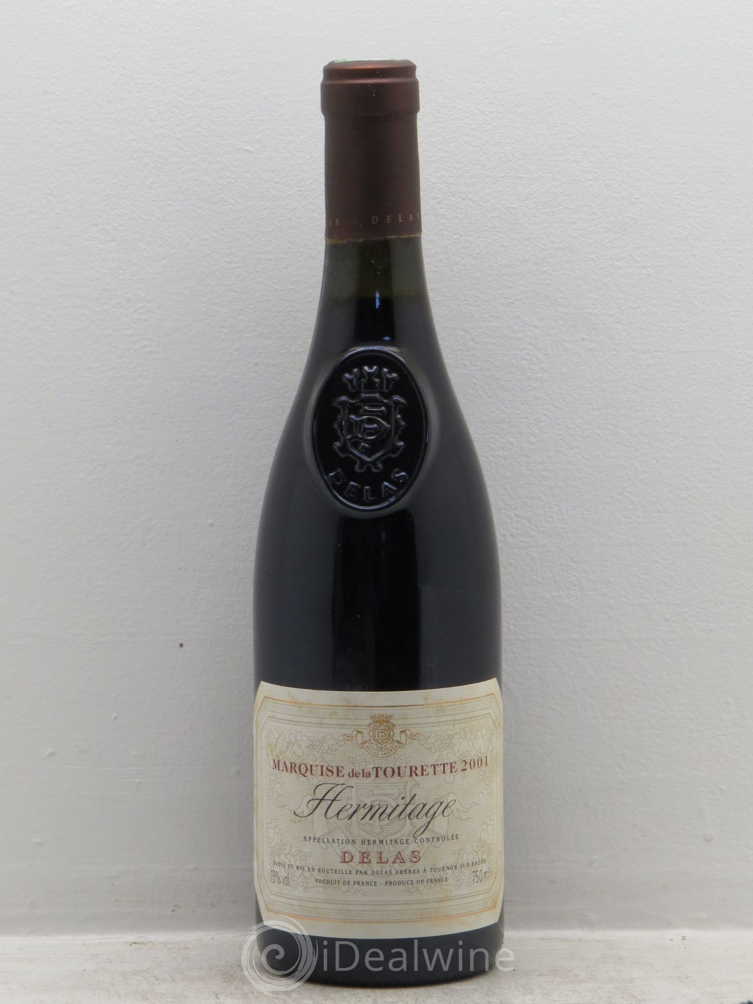 Hermitage Marquise de la Tourette Delas Frères 2001 - Lot de 6 bouteilles - 0