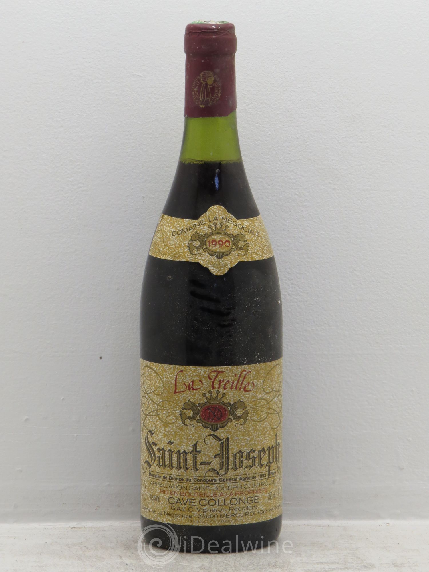 Saint-Joseph La treille domaine de la négociale 1990 - Posten von 6 Flaschen - 0