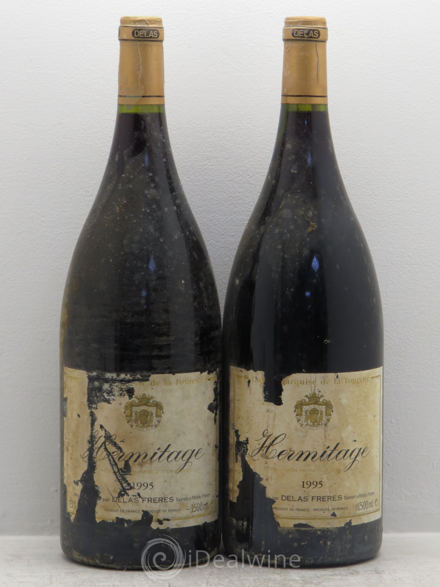 Hermitage Marquise de la Tourette Delas Frères 1995 - Lot de 2 magnums - 0