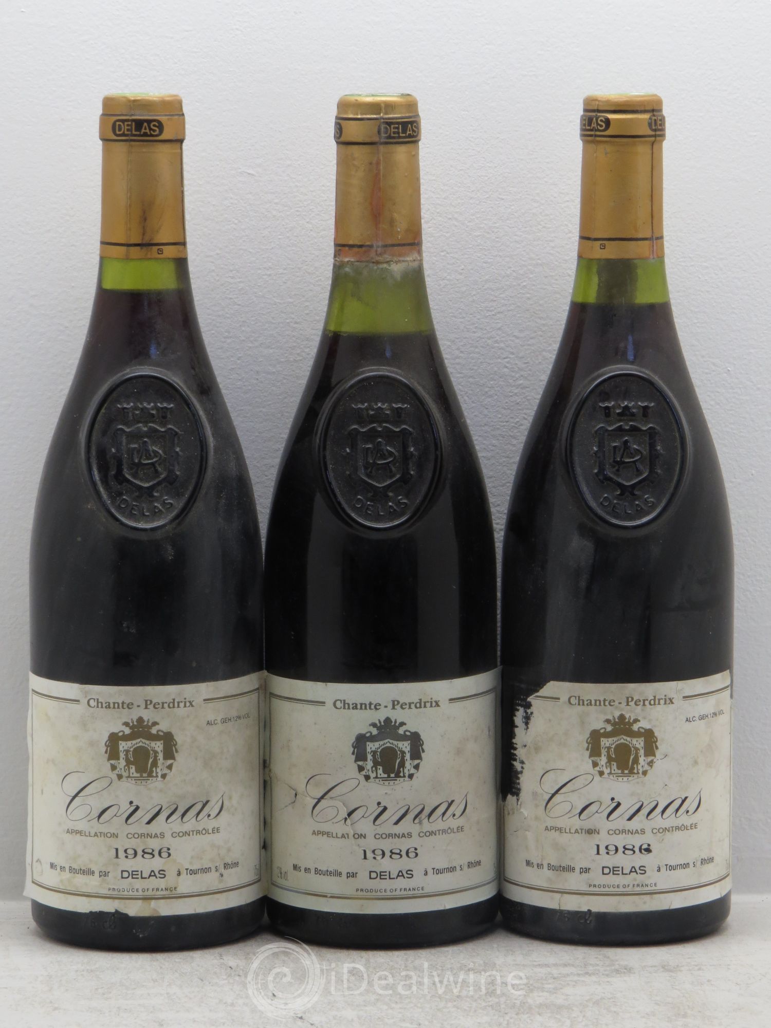 Cornas Chanteperdrix 1986 - Posten von 3 Flaschen - 0