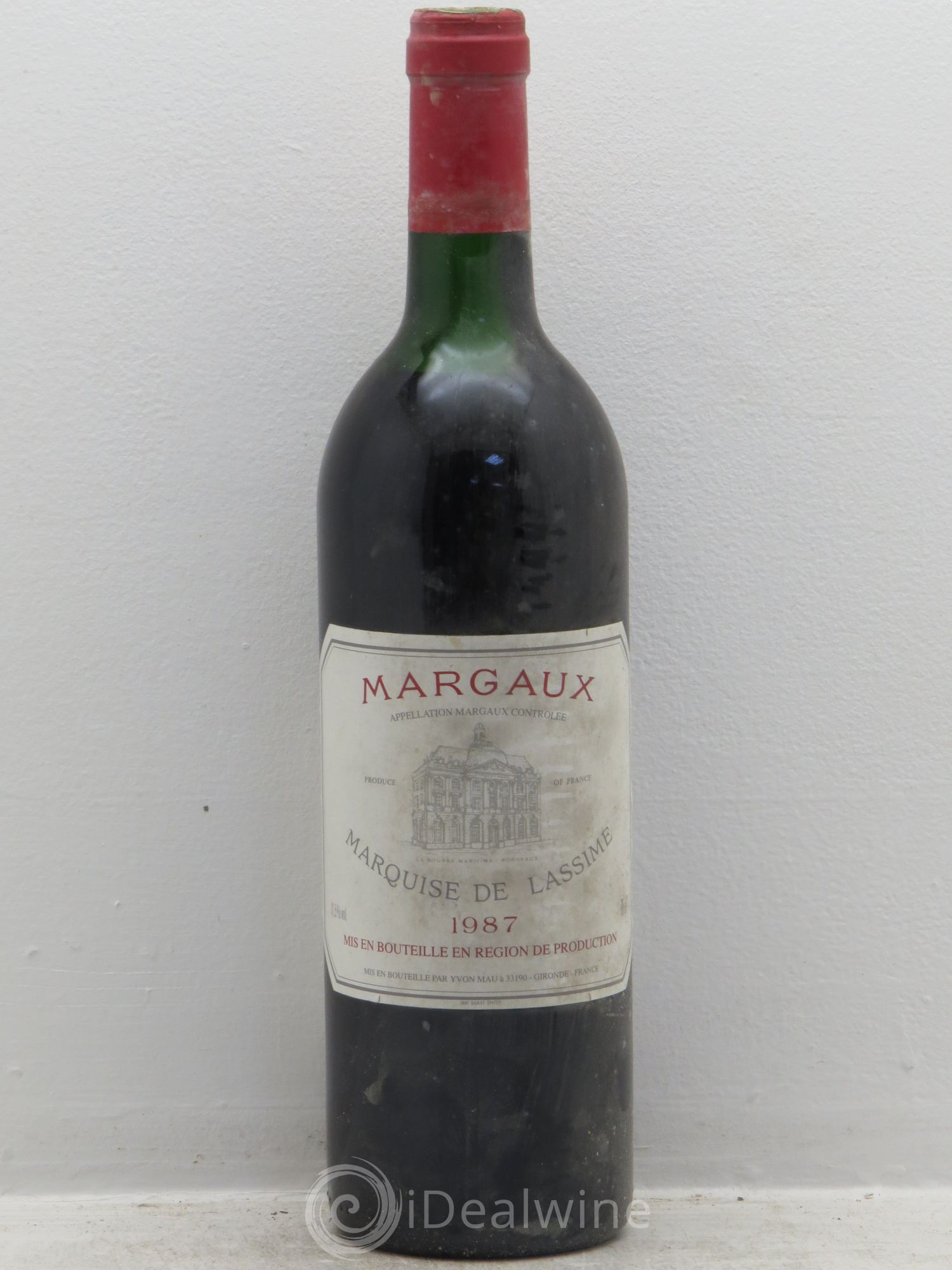 Bordeaux Marquis de Lassime Margaux 1987 - Posten von 6 Flaschen - 0