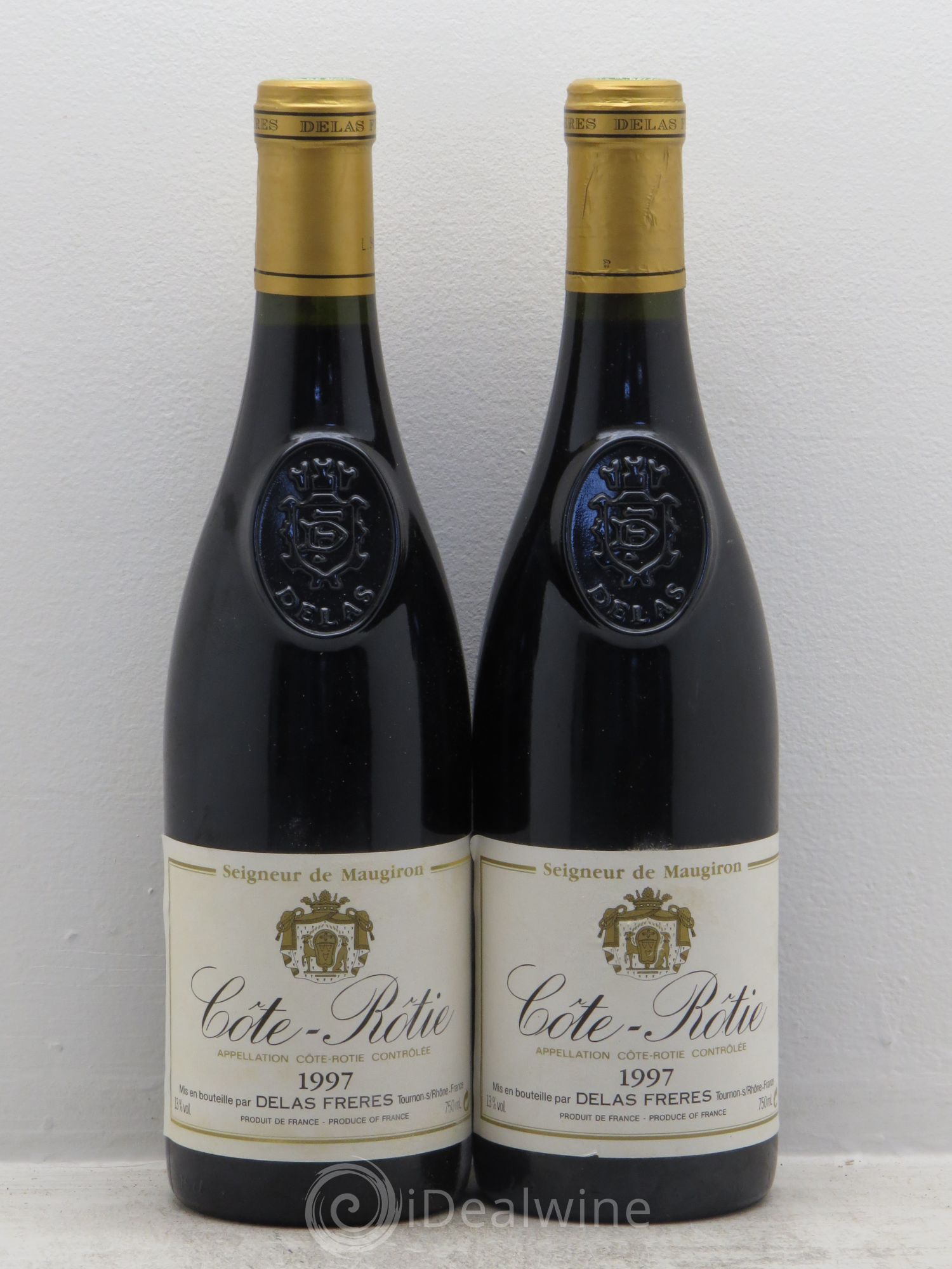 Côte-Rôtie Seigneur de Maugiron Delas Frères 1997 - Lot de 2 bouteilles - 0