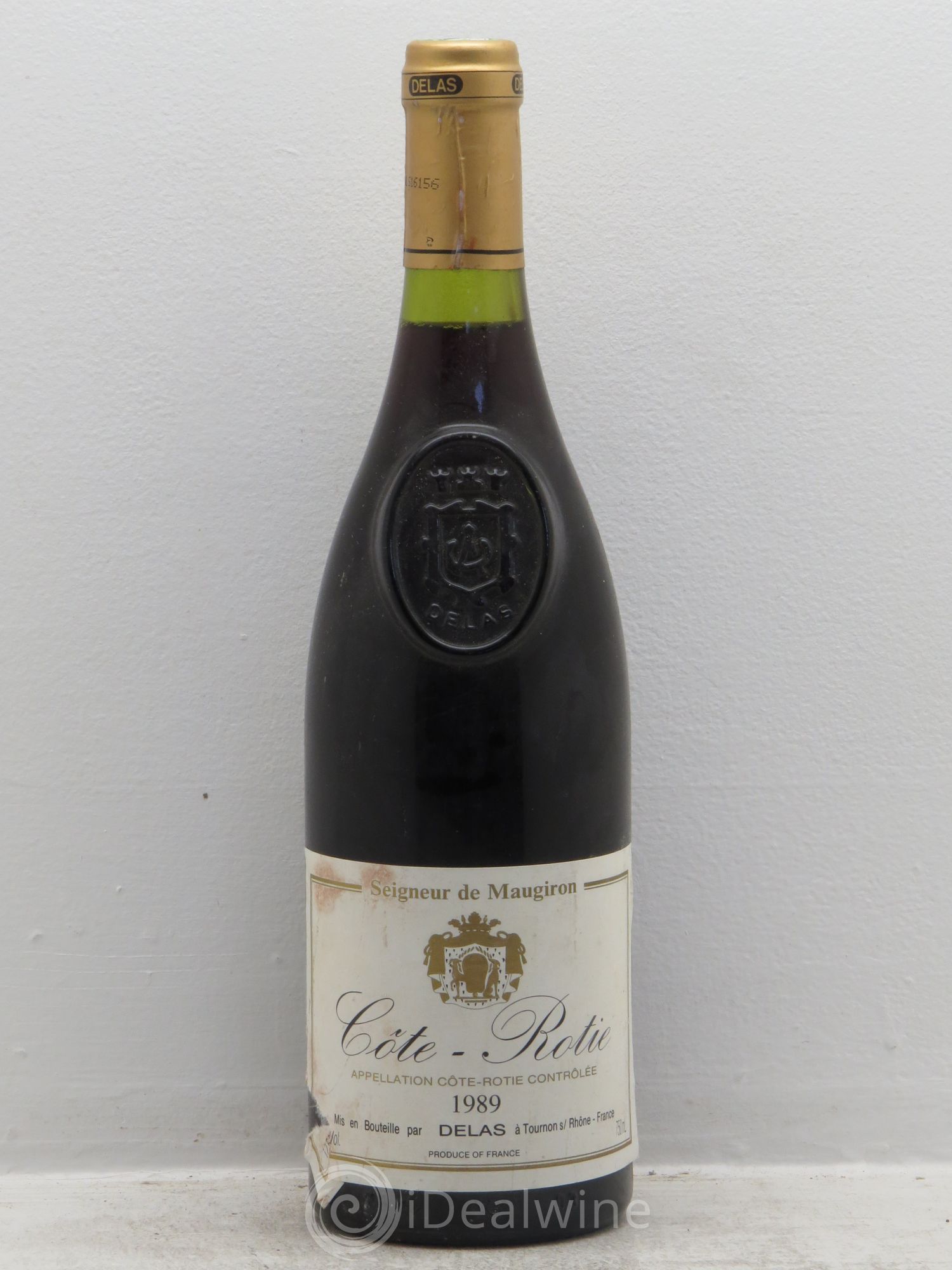 Côte-Rôtie Seigneur de Maugiron Delas Frères 1989 - Lot de 6 bouteilles - 0