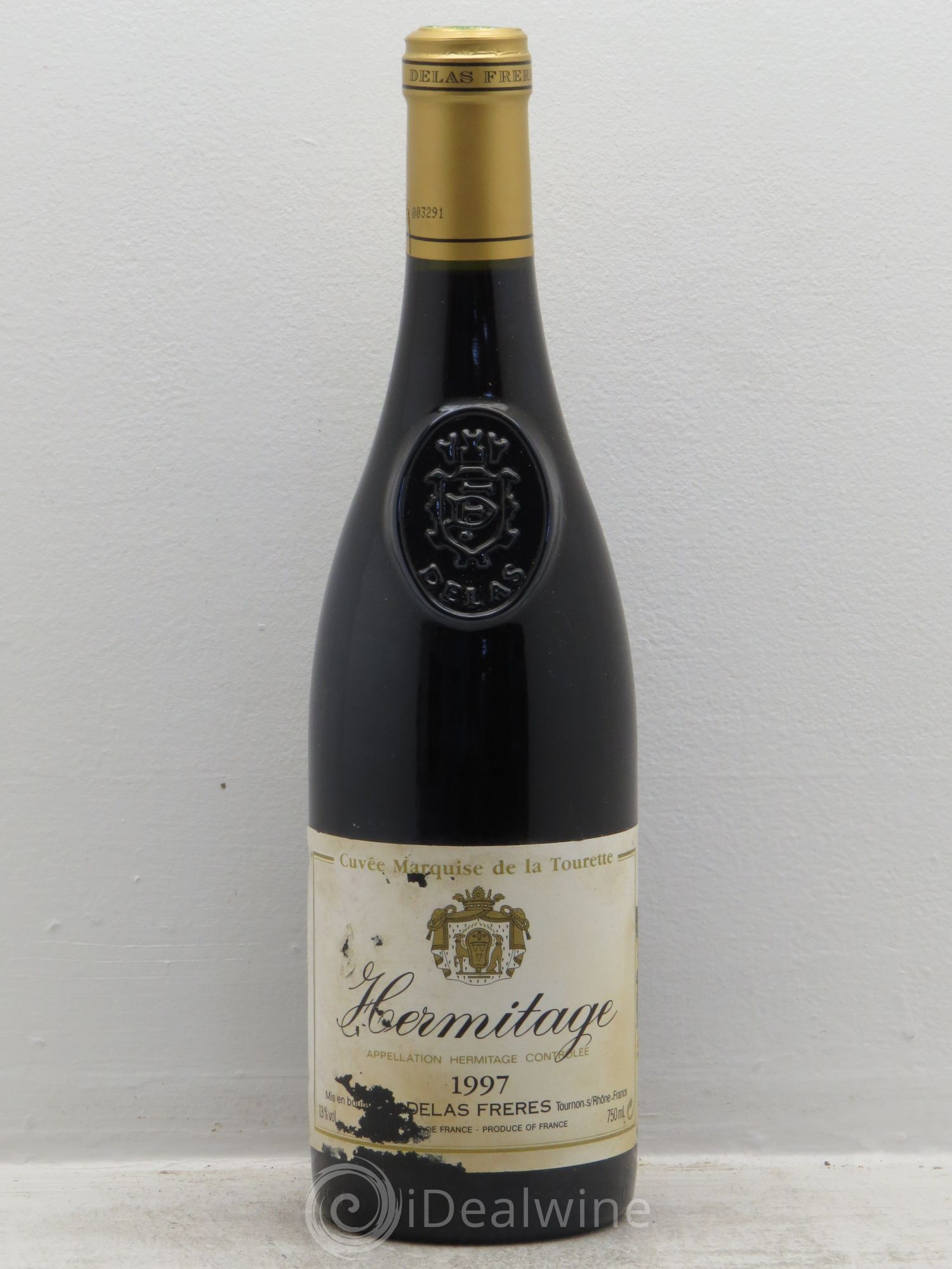 Hermitage Marquise de la Tourette Delas Frères 1997 - Lot de 12 bouteilles - 0