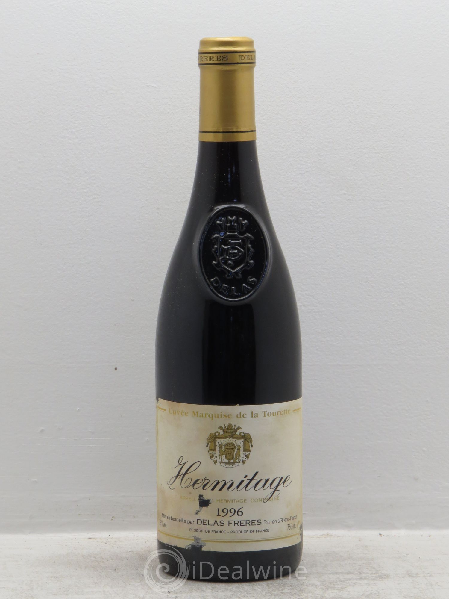Hermitage Marquise de la Tourette Delas Frères 1996 - Lot de 6 bouteilles - 0