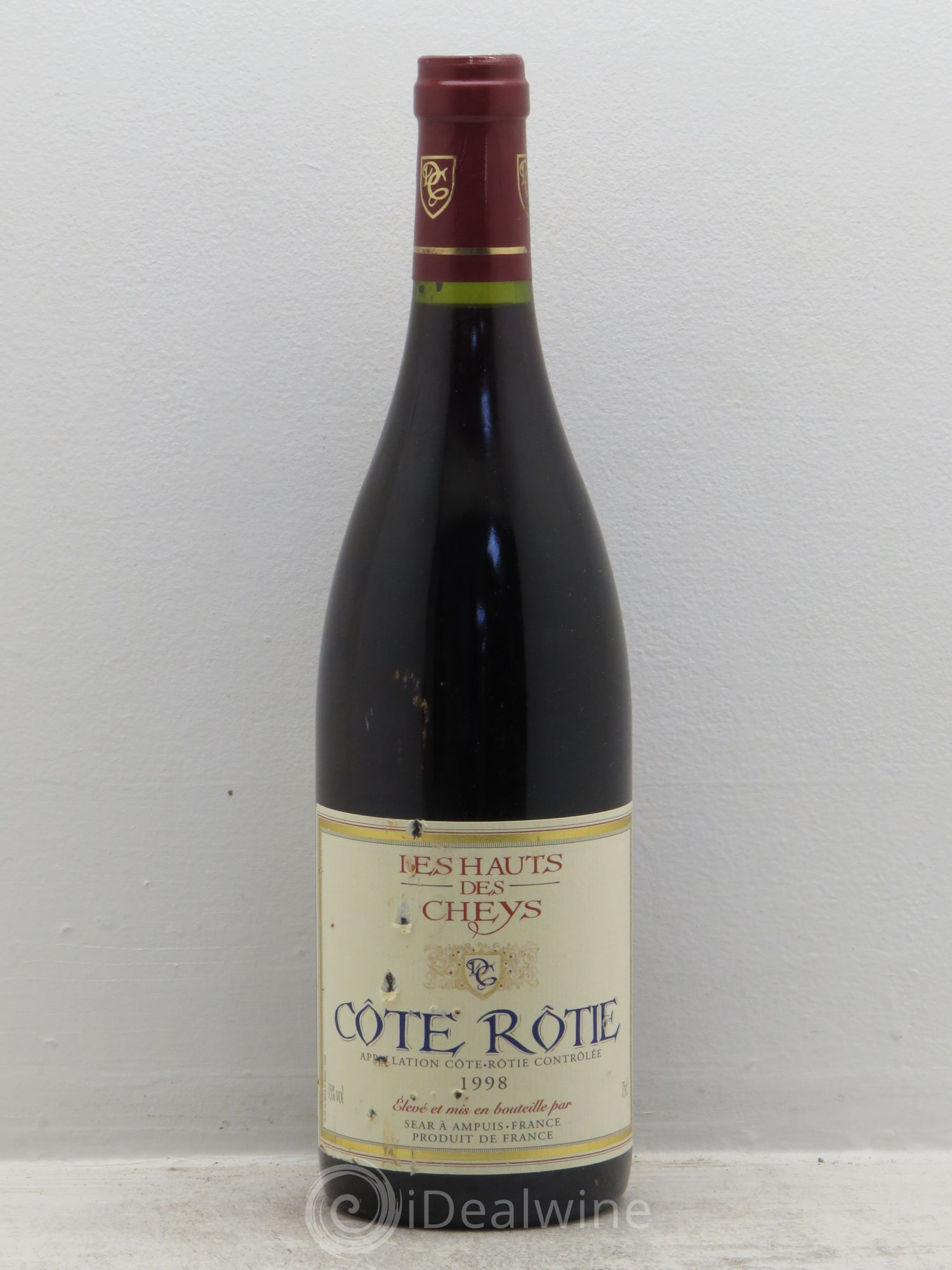 Côte-Rôtie Les Hauts de Cheys 1998 - Posten von 12 Flaschen - 0