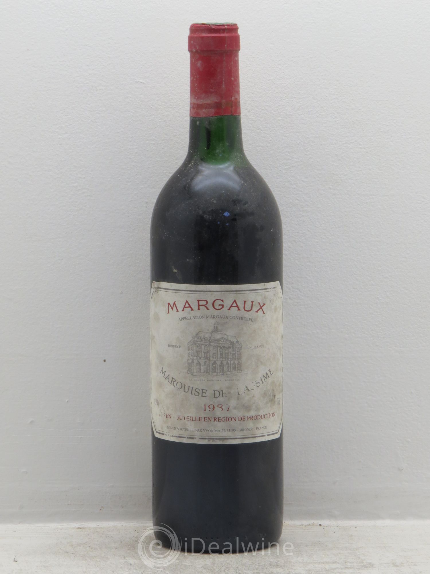 Bordeaux Marquise de Lassime - Margaux 1987 - Posten von 1 Flasche - 0