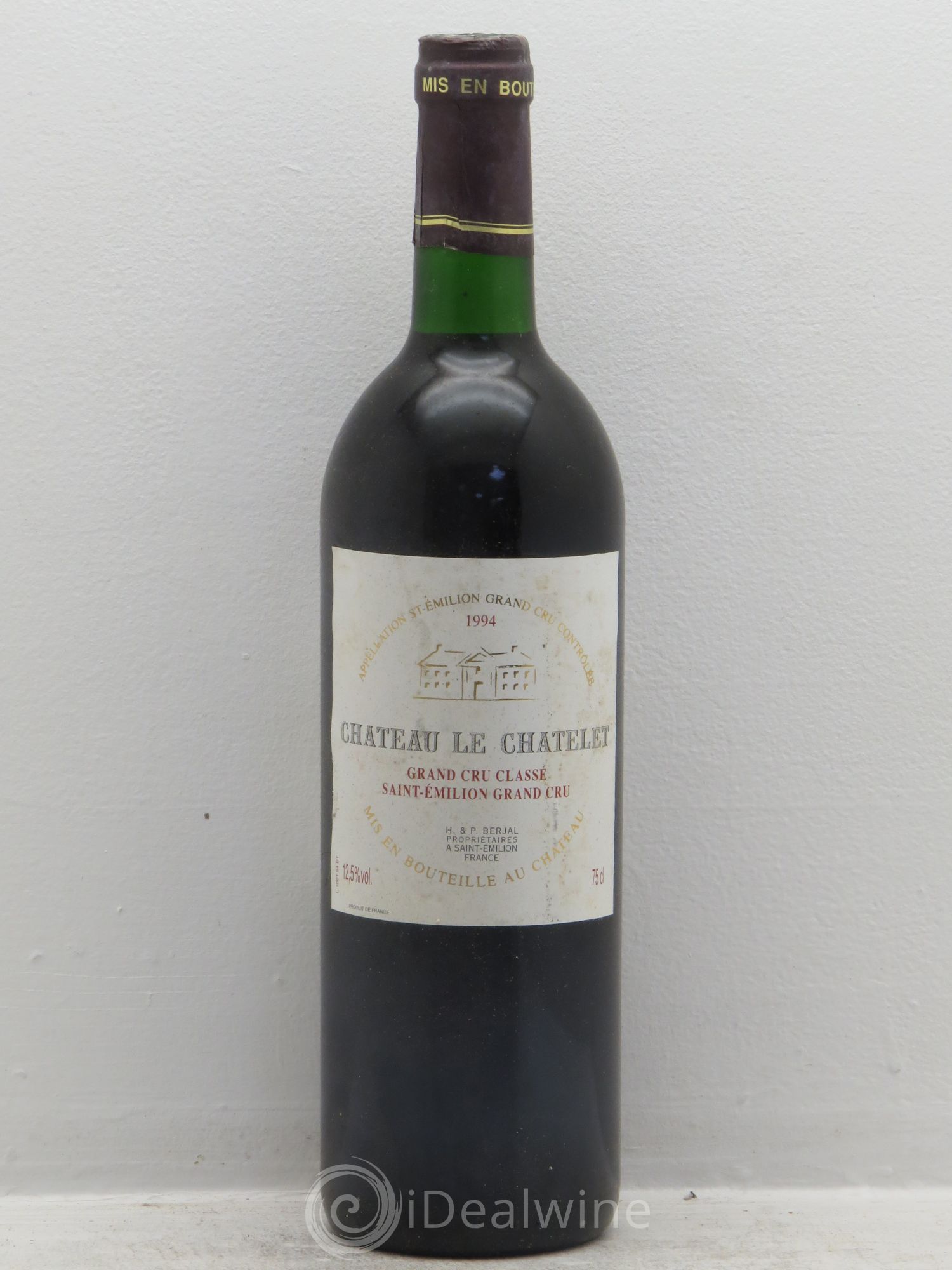 Saint-Émilion Château Chatelet 1994 - Posten von 12 Flaschen - 0