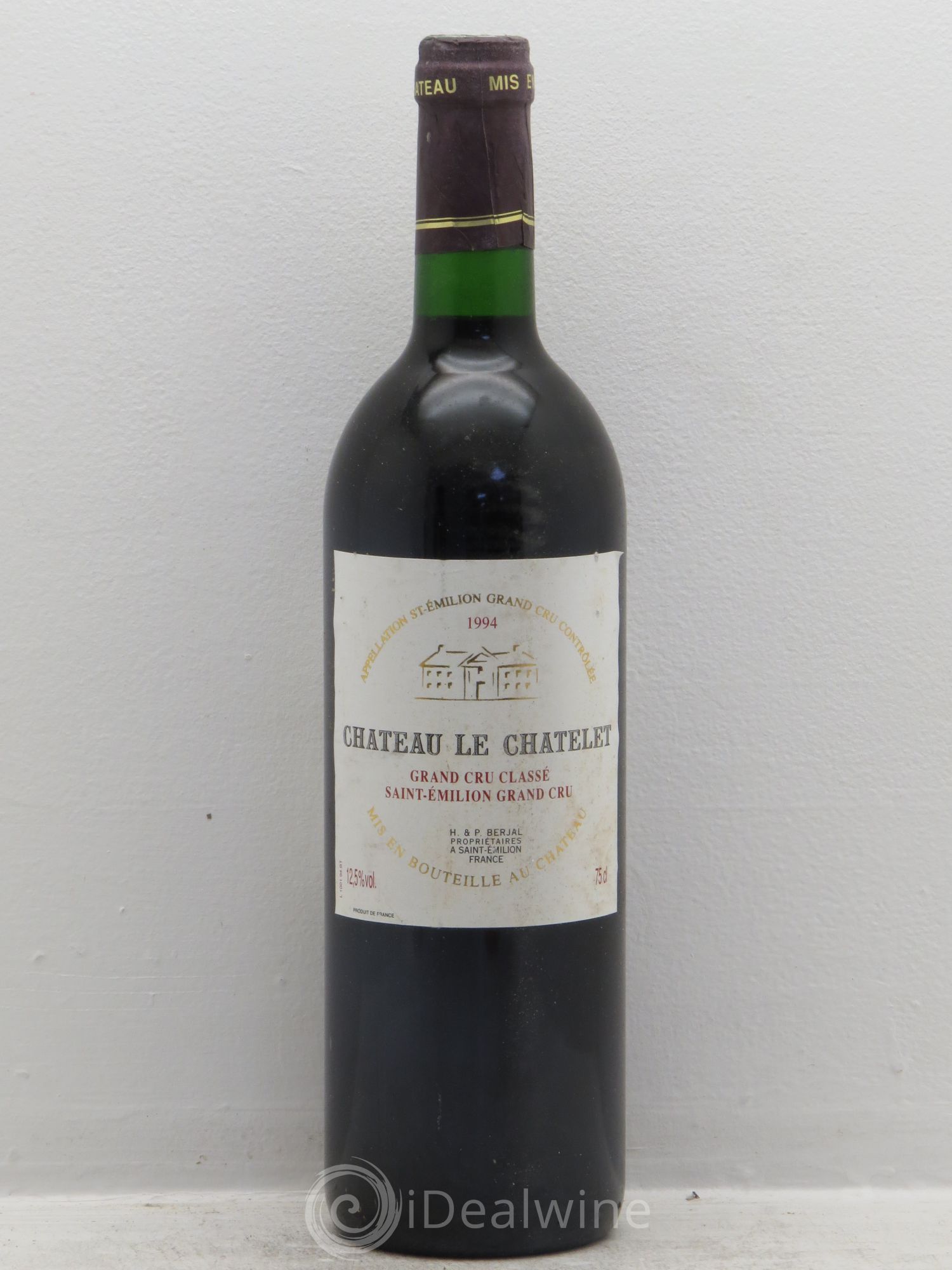 Saint-Émilion Château Chatelet 1994 - Posten von 12 Flaschen - 0