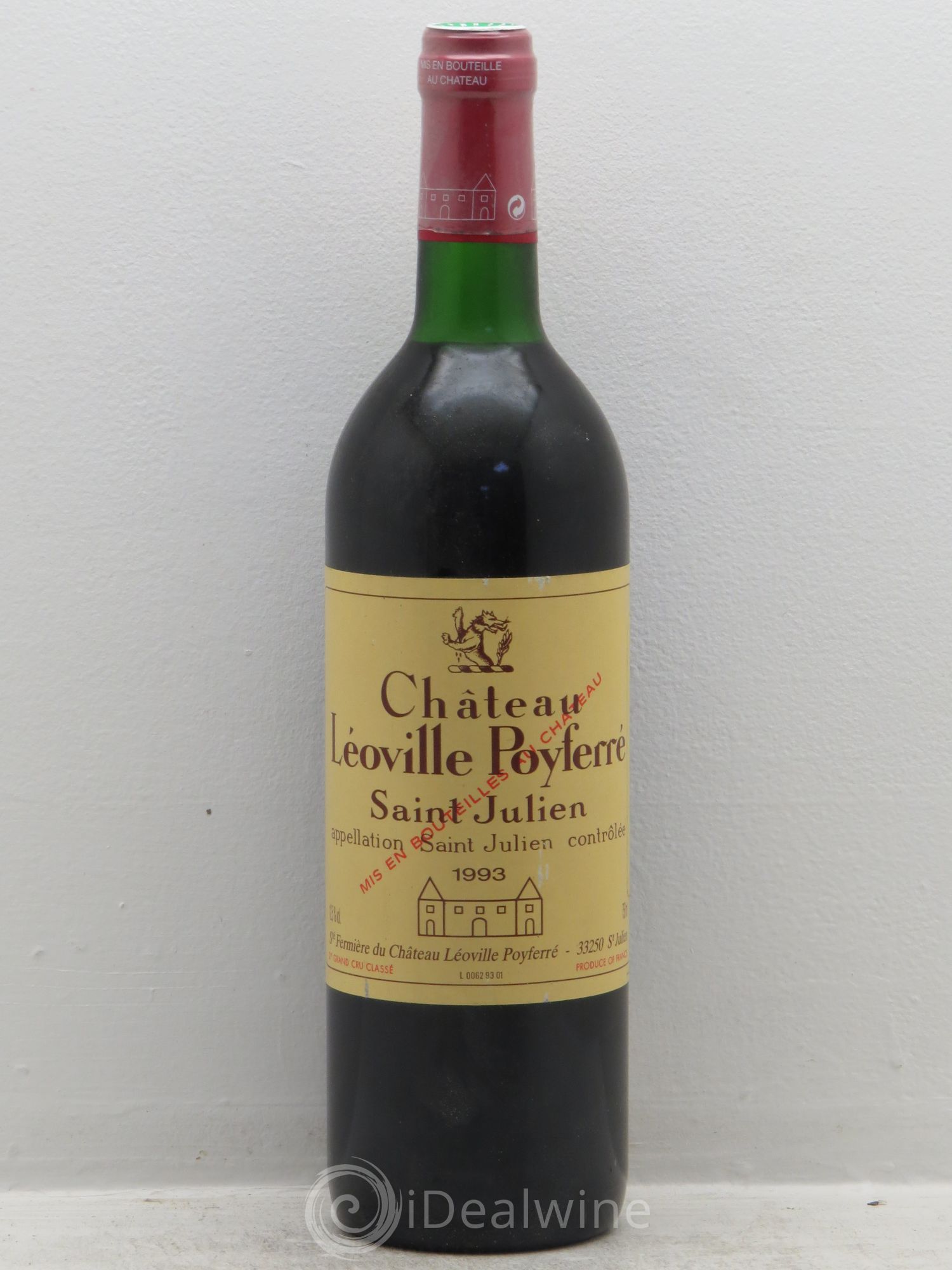 Château Léoville Poyferré 2ème Grand Cru Classé 1993 - Lot de 6 bouteilles - 0
