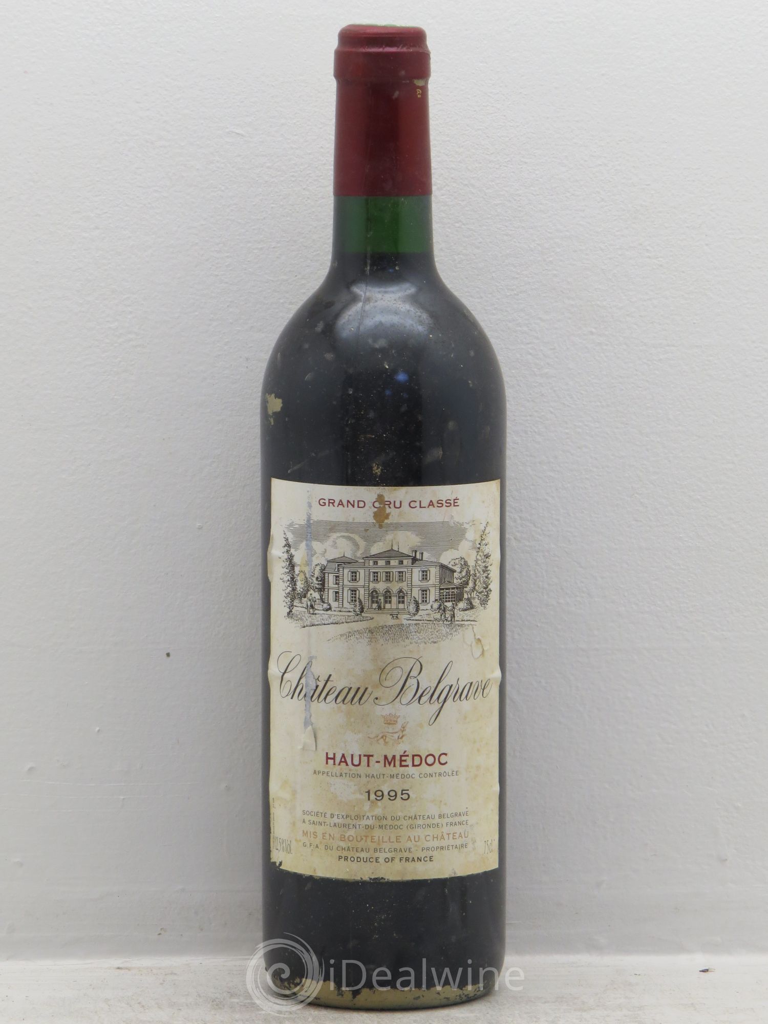 Château Belgrave 5ème Grand Cru Classé 1995 - Lot de 12 bouteilles - 0