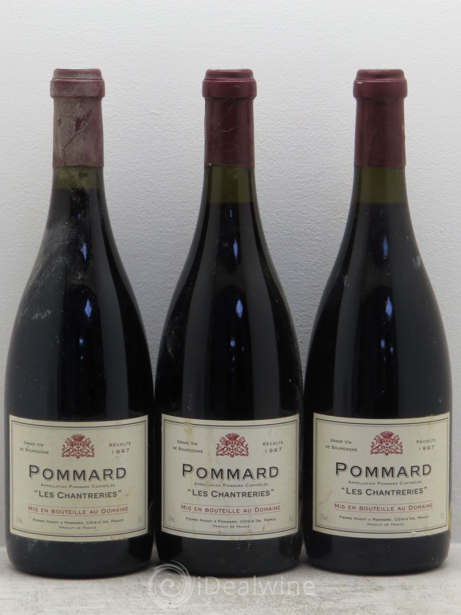 Pommard Les Chantrerie Pierre Hugot 1997 - Posten von 3 Flaschen - 0