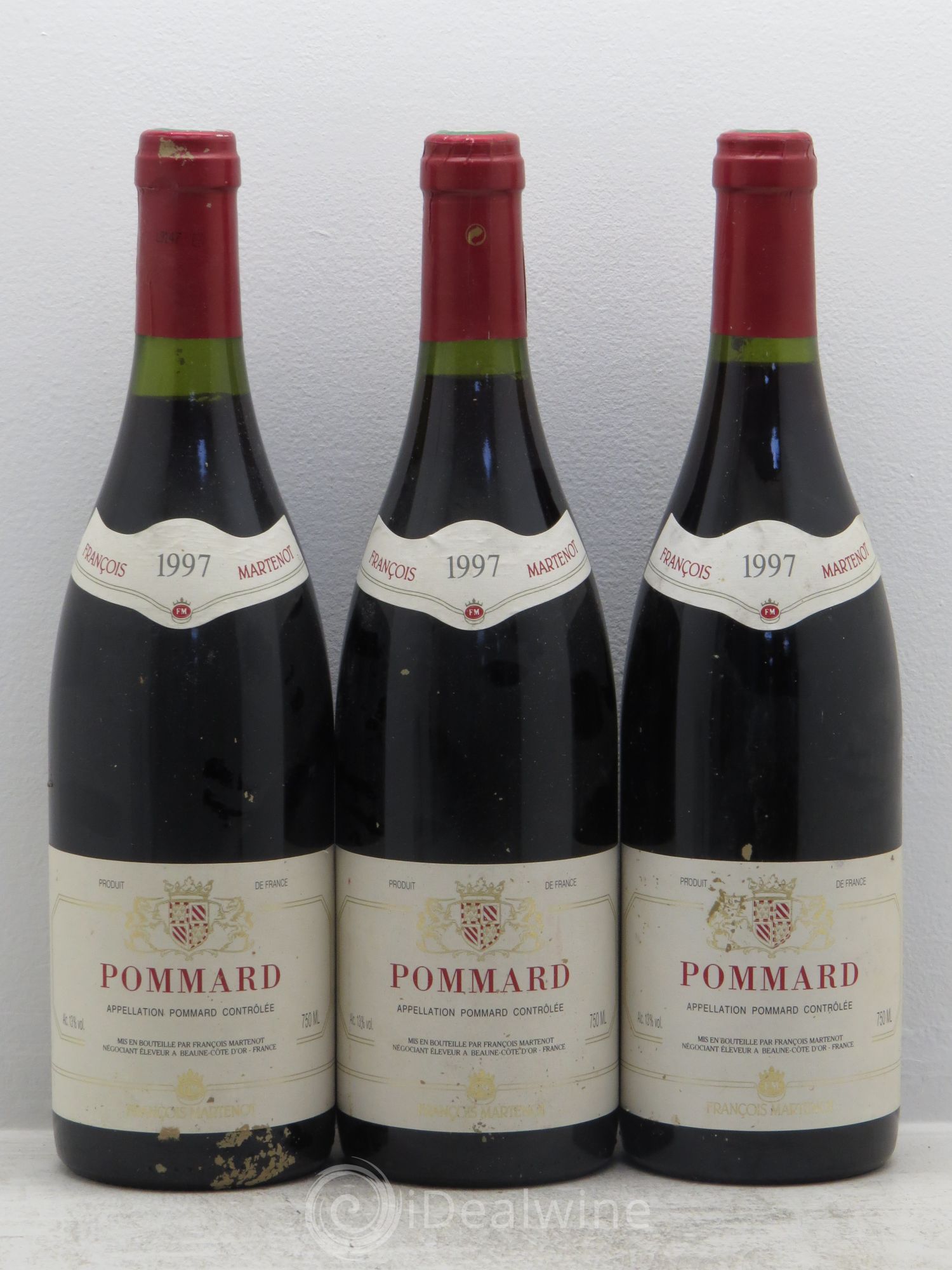 Pommard F.Martinot 1997 - Lot de 3 bouteilles - 0