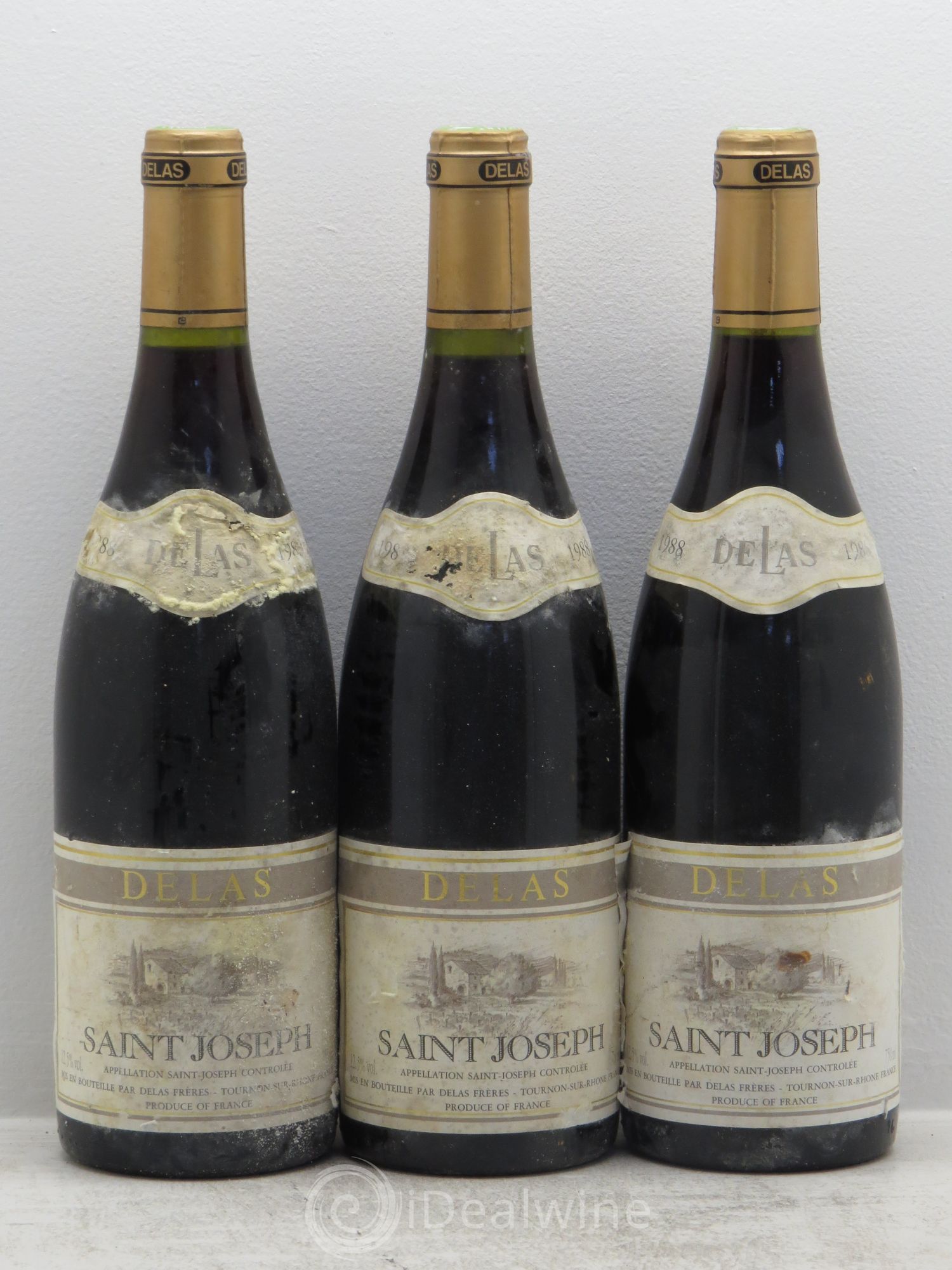 Saint-Joseph 1988 - Lot de 3 bouteilles - 0