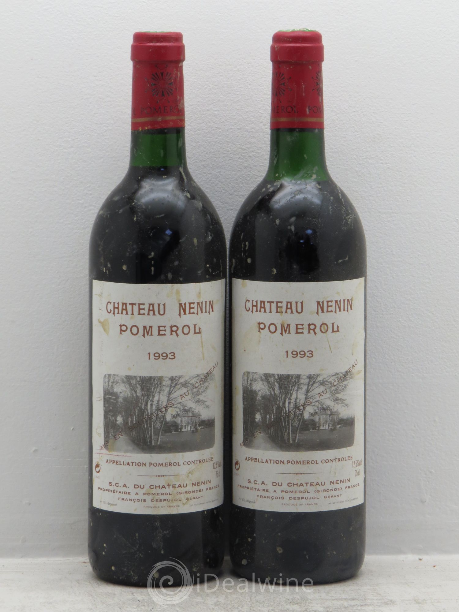 Château Nenin 1993 - Lot de 2 bouteilles - 0