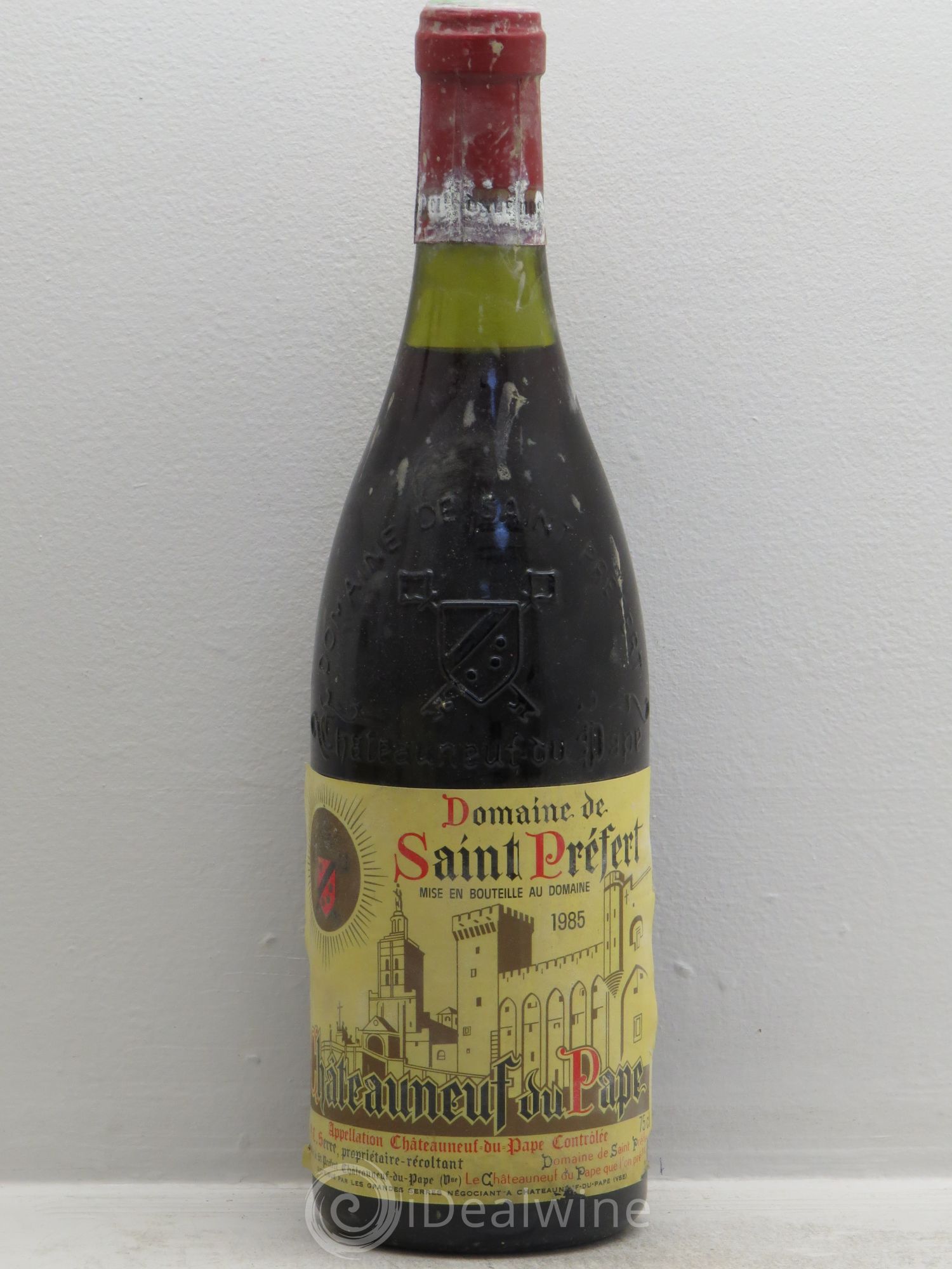 Châteauneuf-du-Pape Domaine Saint-Préfert 1985 - Lot de 6 bouteilles - 0