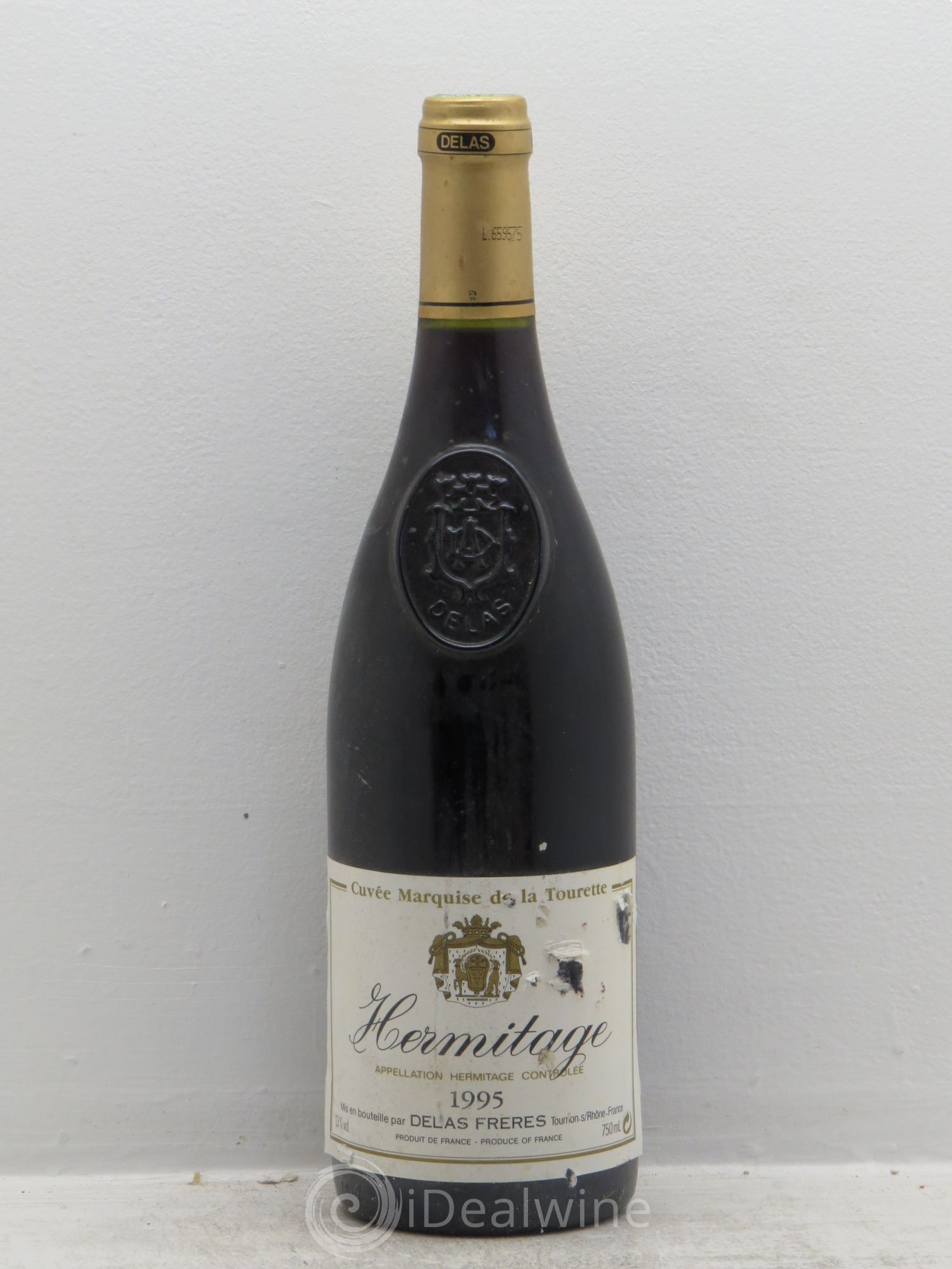 Hermitage Marquise de la Tourette Delas Frères 1995 - Lot de 1 bouteille - 0