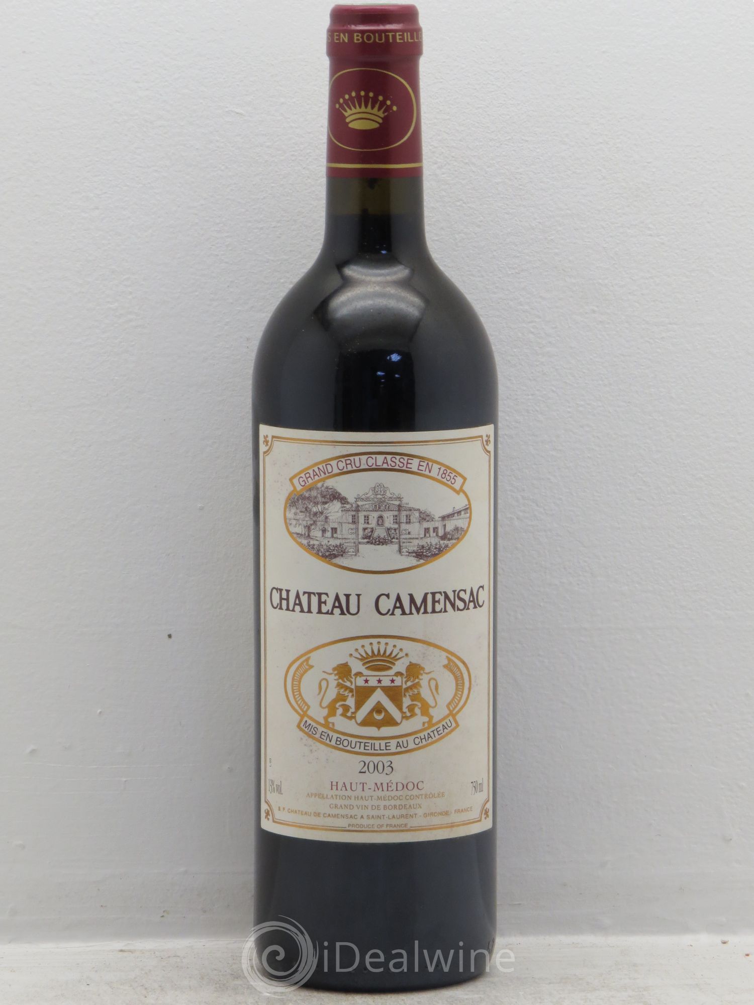 Château Camensac 5ème Grand Cru Classé 2003 - Lot de 6 bouteilles - 0