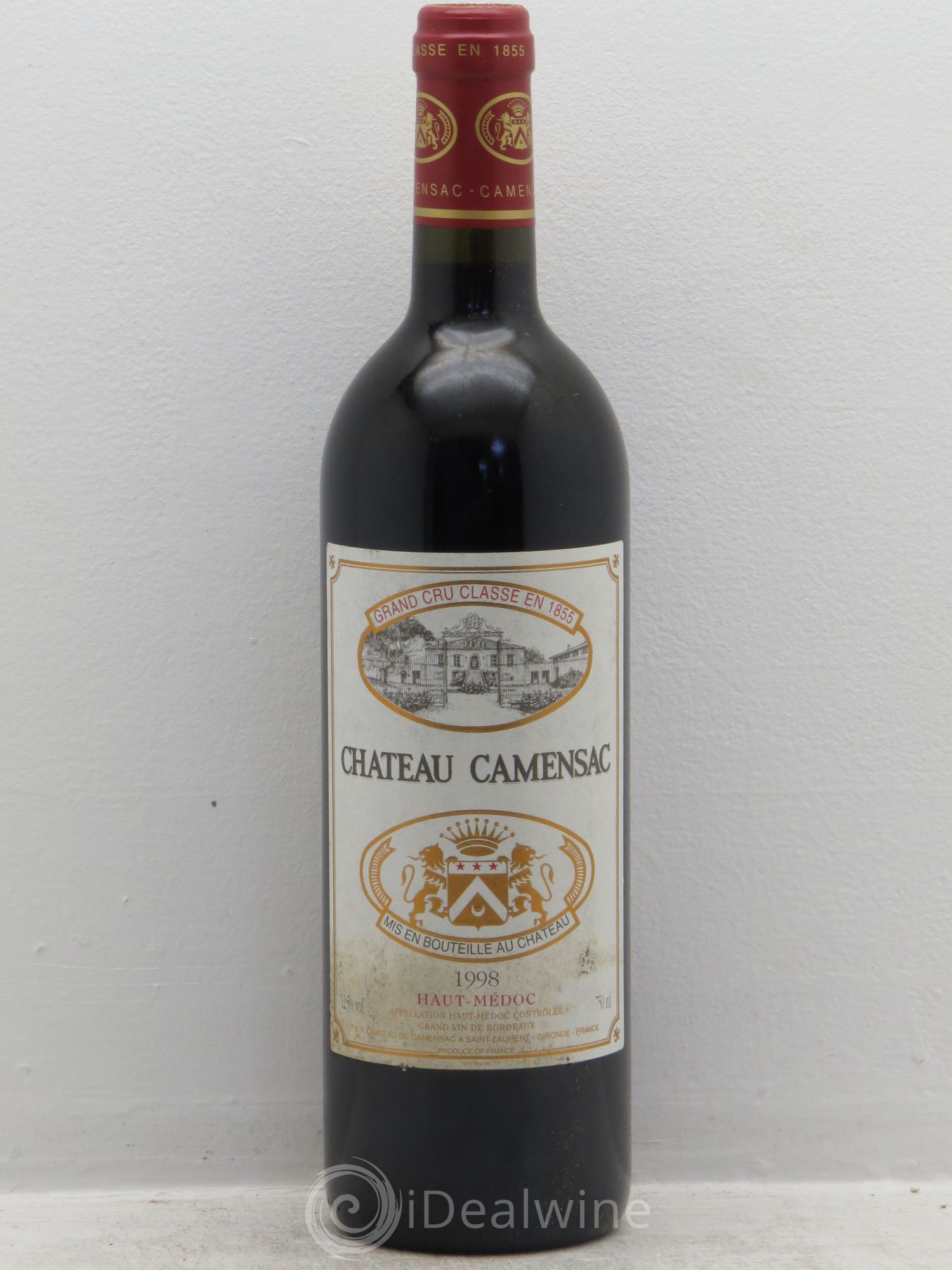 Château Camensac 5ème Grand Cru Classé 1998 - Lot de 6 bouteilles - 0