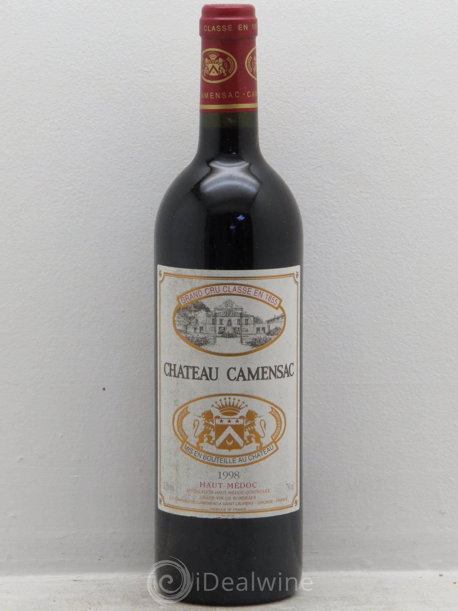 Château Camensac 5ème Grand Cru Classé 1998 - Lot de 6 bouteilles - 0