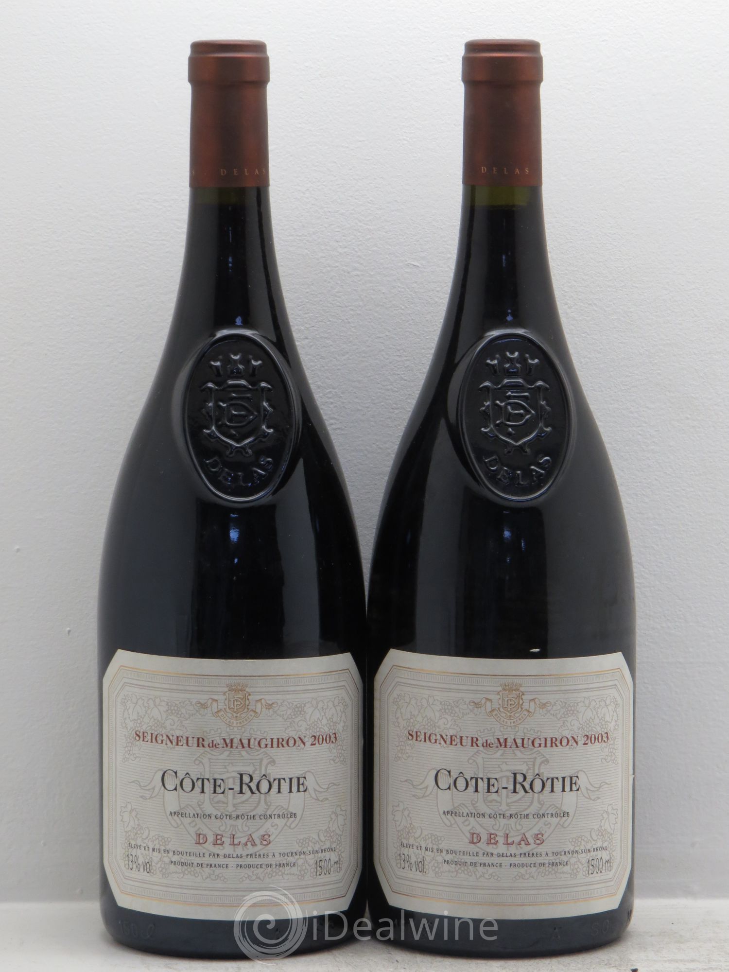 Côte-Rôtie Seigneur de Maugiron Delas Frères 2003 - Lot de 2 magnums - 0