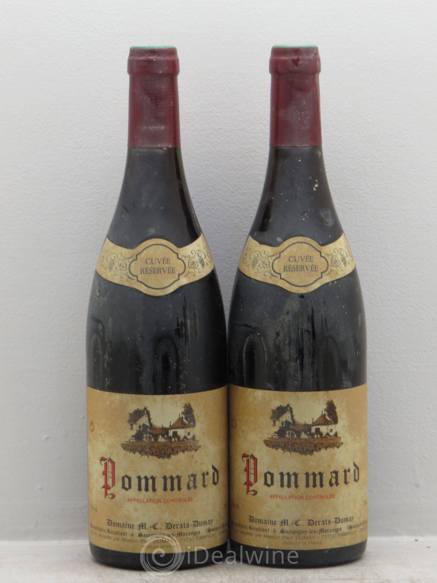Pommard Derats Dumay Cuvée Réservé - Posten von 2 Flaschen - 0