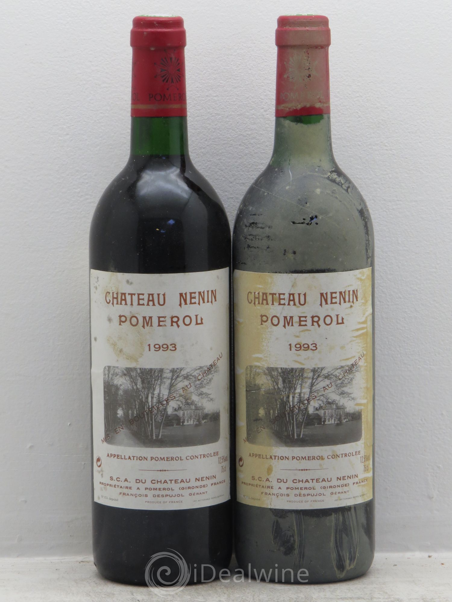 Château Nenin 1993 - Lot de 2 bouteilles - 0