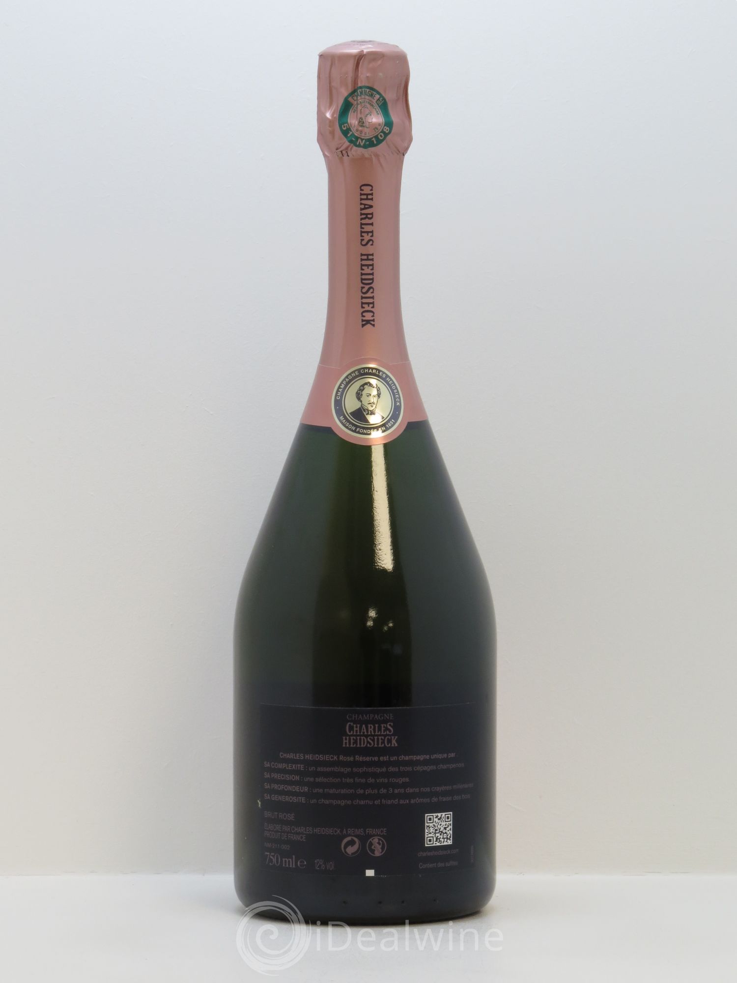 Réserve Charles Heidsieck - Lot de 1 bouteille - 1