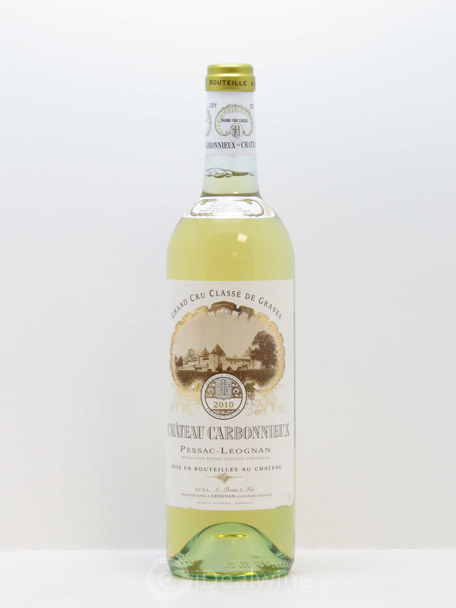 Château Carbonnieux Cru Classé de Graves 2010 - Lot de 1 bouteille - 0
