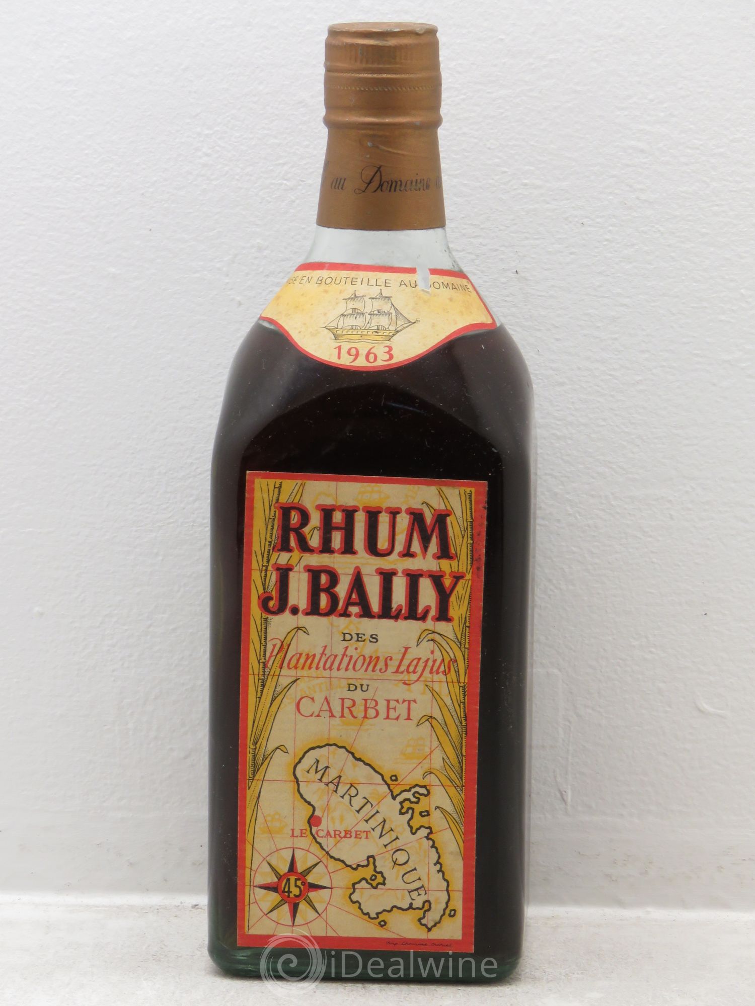 Rhum Bally des Plantations Lajus du Carbet 1963 - Posten von 1 Flasche - 0