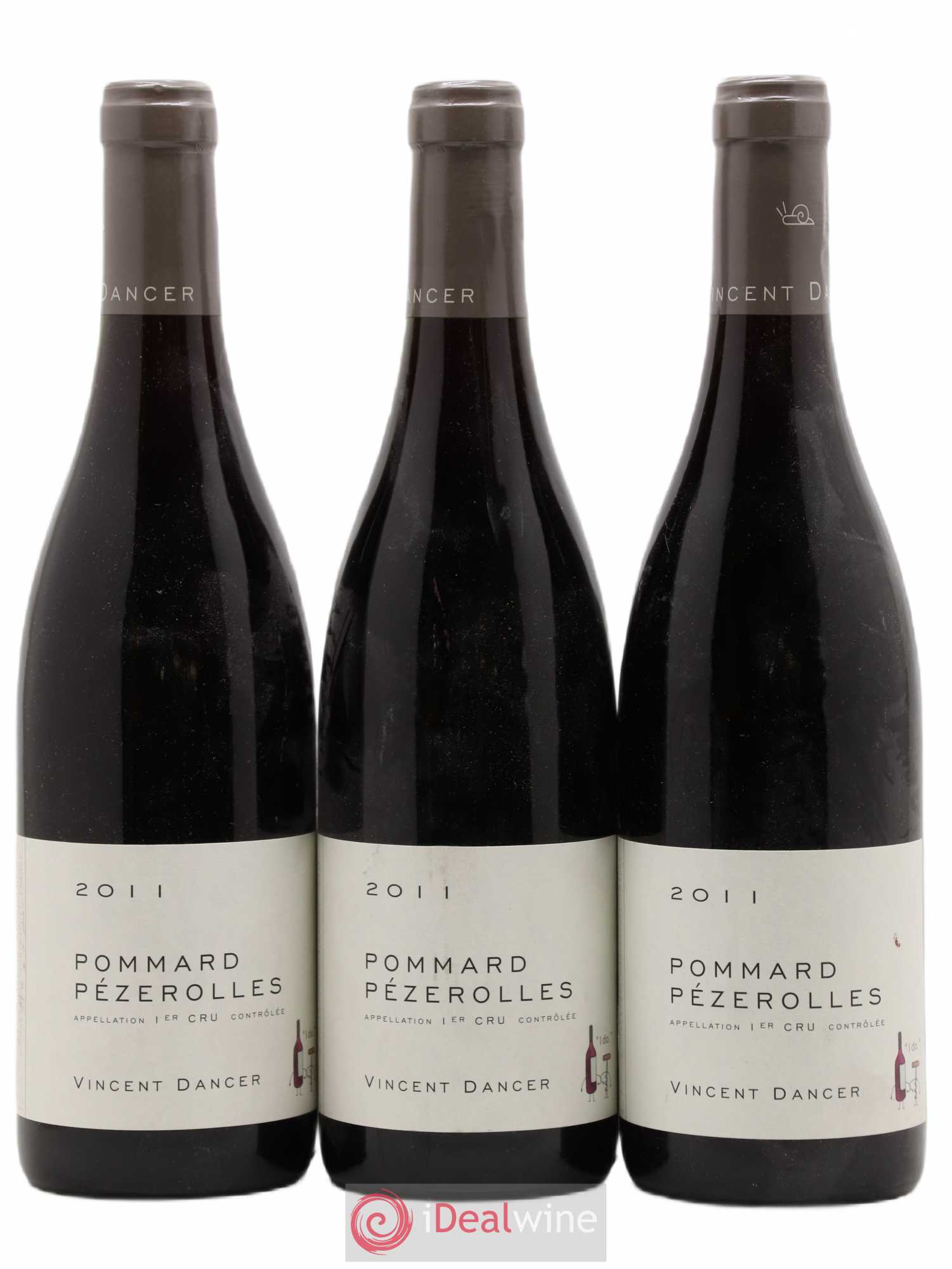 Pommard 1er Cru Les Pézerolles Vincent Dancer 2011 - Lot de 3 bouteilles - 0