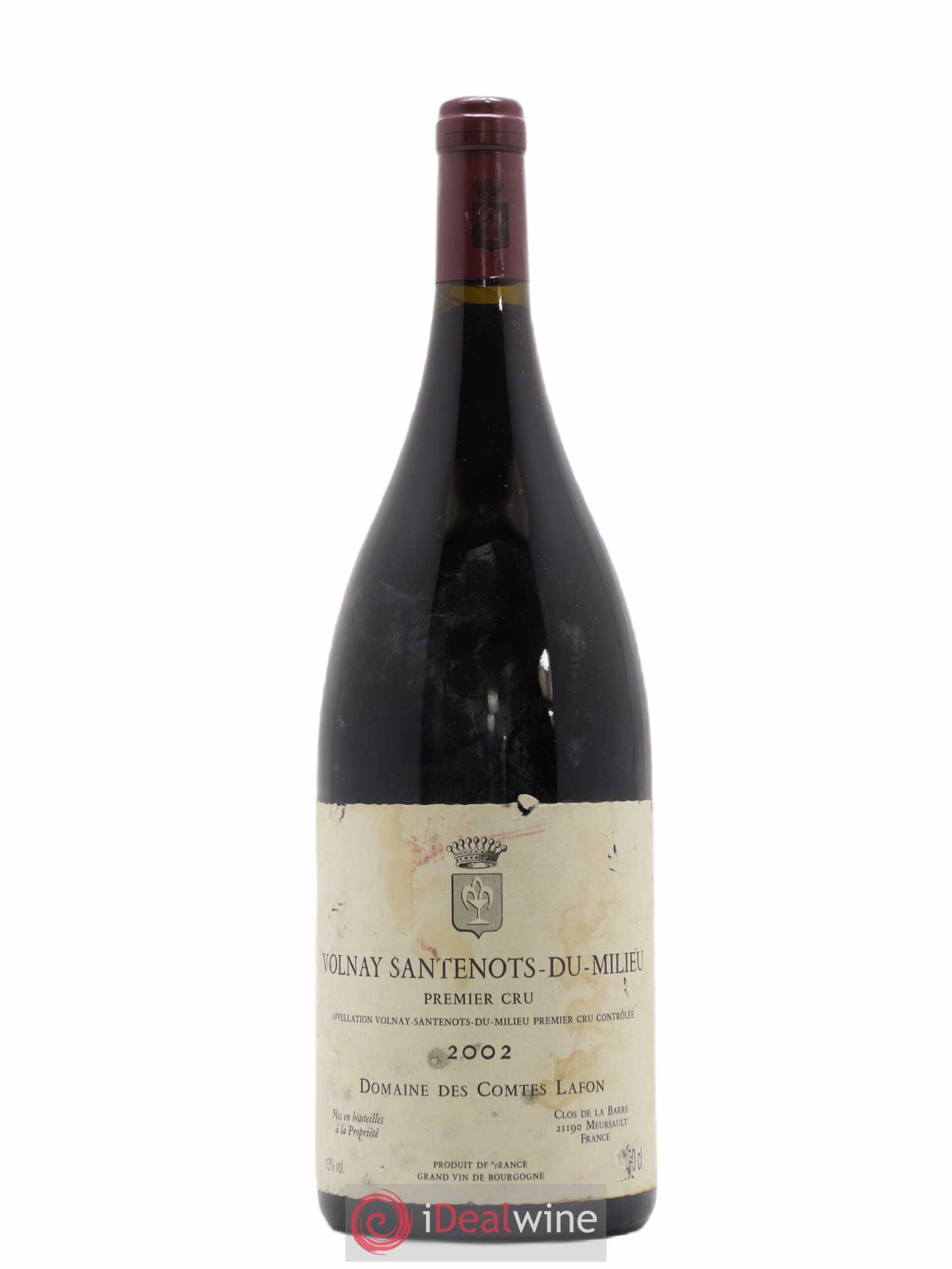 Volnay 1er Cru Santenots du Milieu Comtes Lafon (Domaine des) 2002 - Lot de 1 magnum - 0