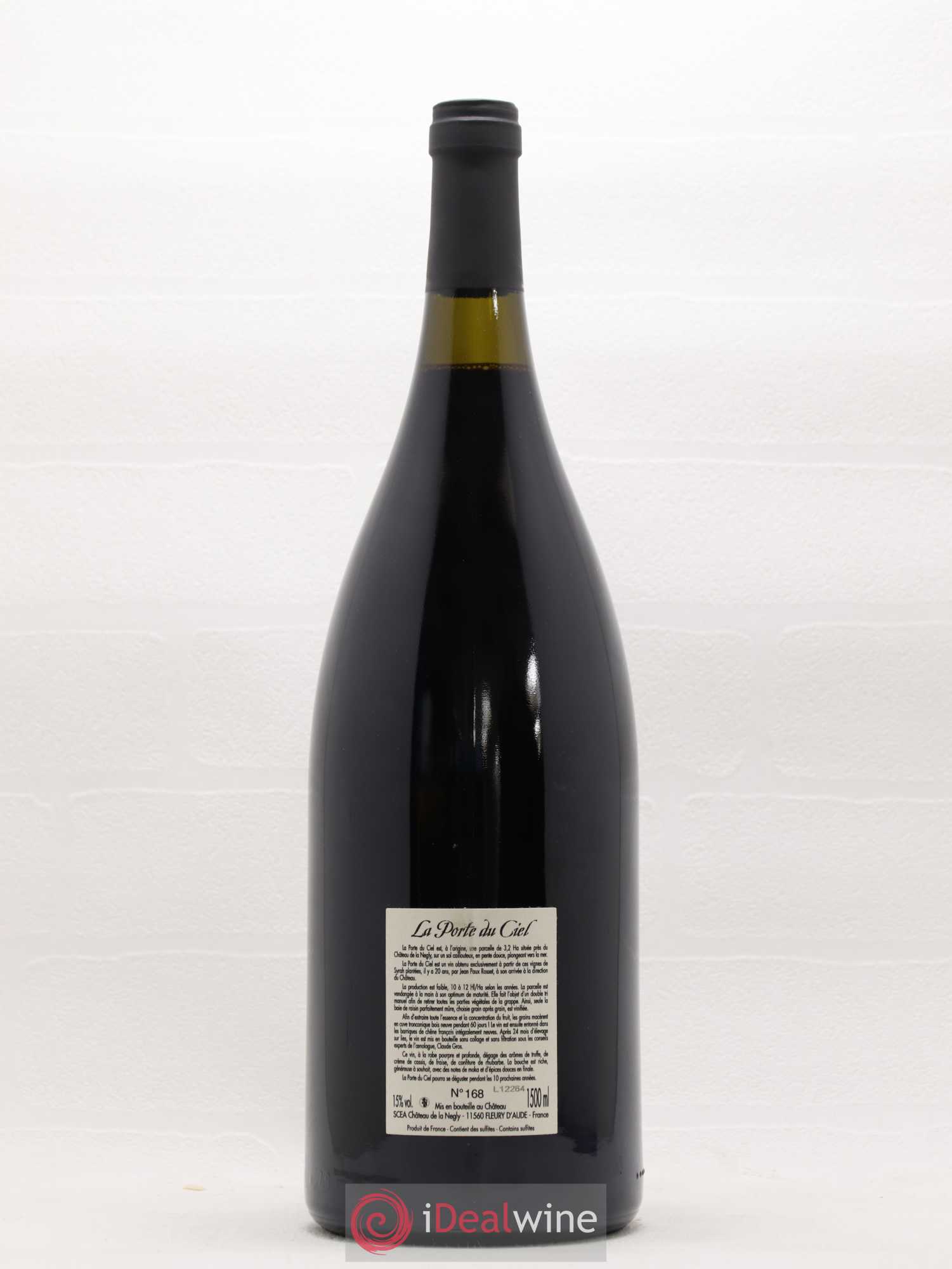 La Clape Château de La Négly La Porte du Ciel Jean Paux-Rosset 2009 - Lot de 1 magnum - 1